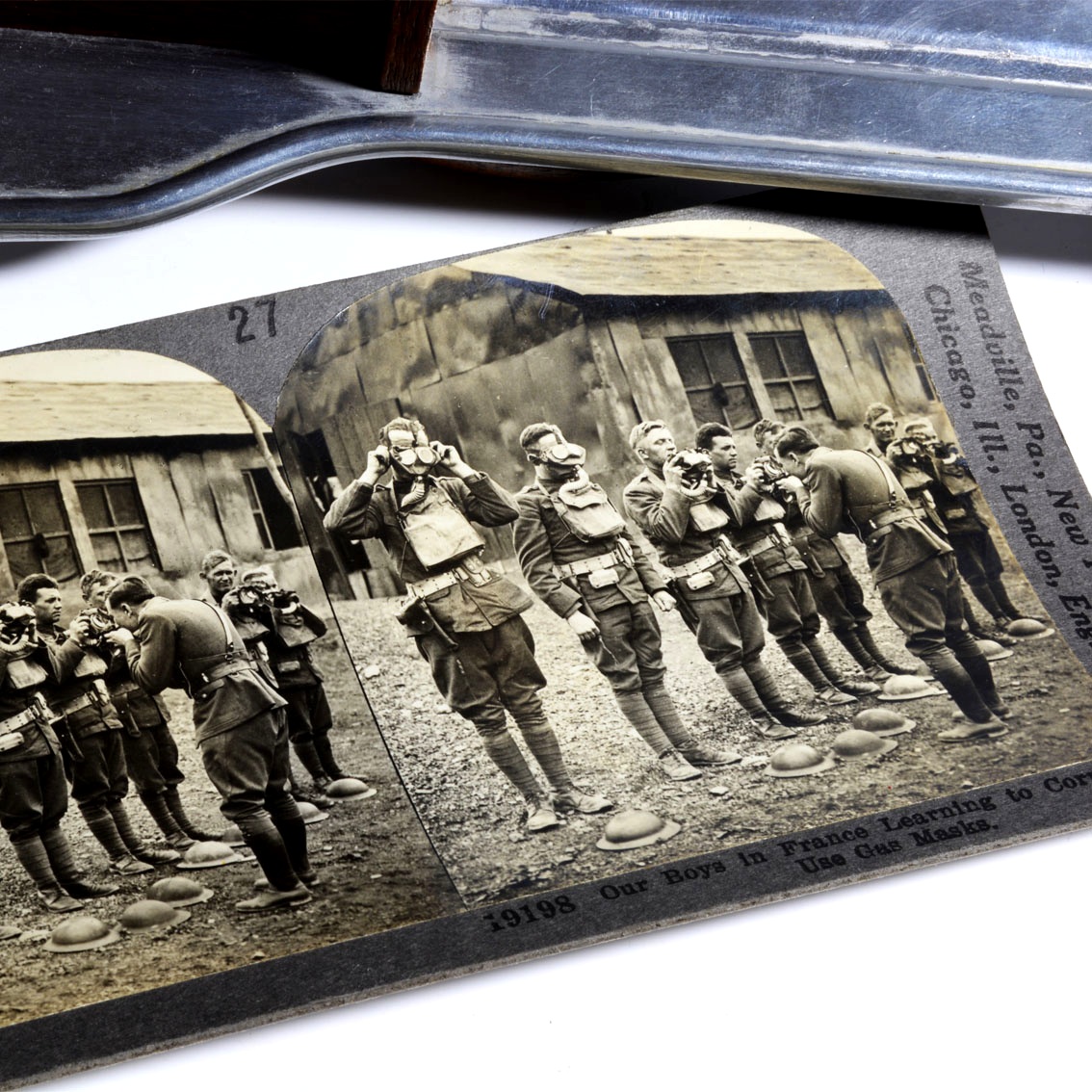 A set of Keystone Great War stereoviews