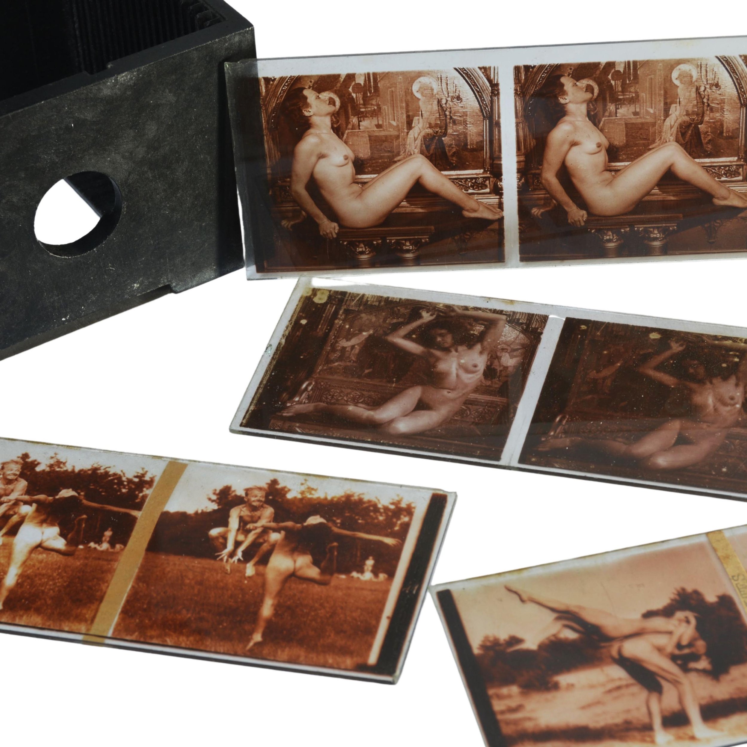 1920s stereo photographs of nudes