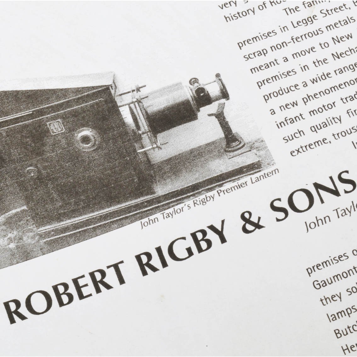 Robert Rigby Empire Cinema Magic Lantern