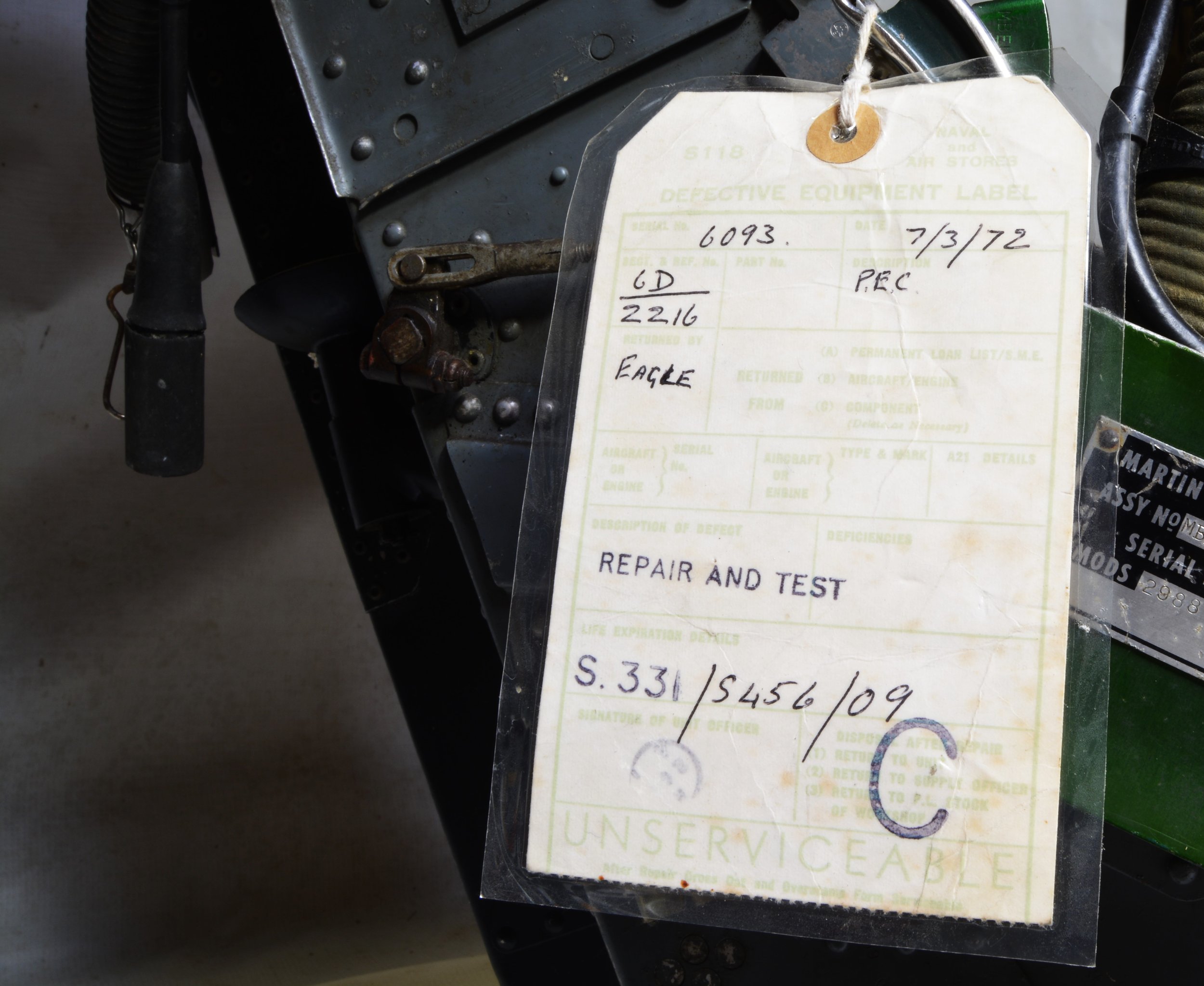 Martin Baker MK2 Ejection Seat for Sale