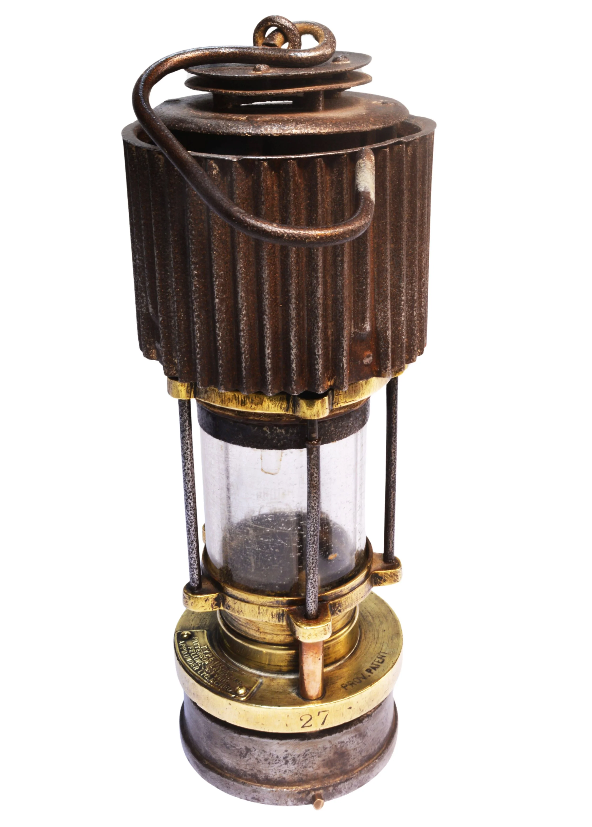 Patterson Lamp Company 'High Candle Power' Miners Lamp, 1930s