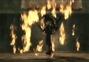 The Fury from Metal Gear Solid 3. He had all those exposed flames around him and look how many layers he had on. He must’ve been absolutely cooking.