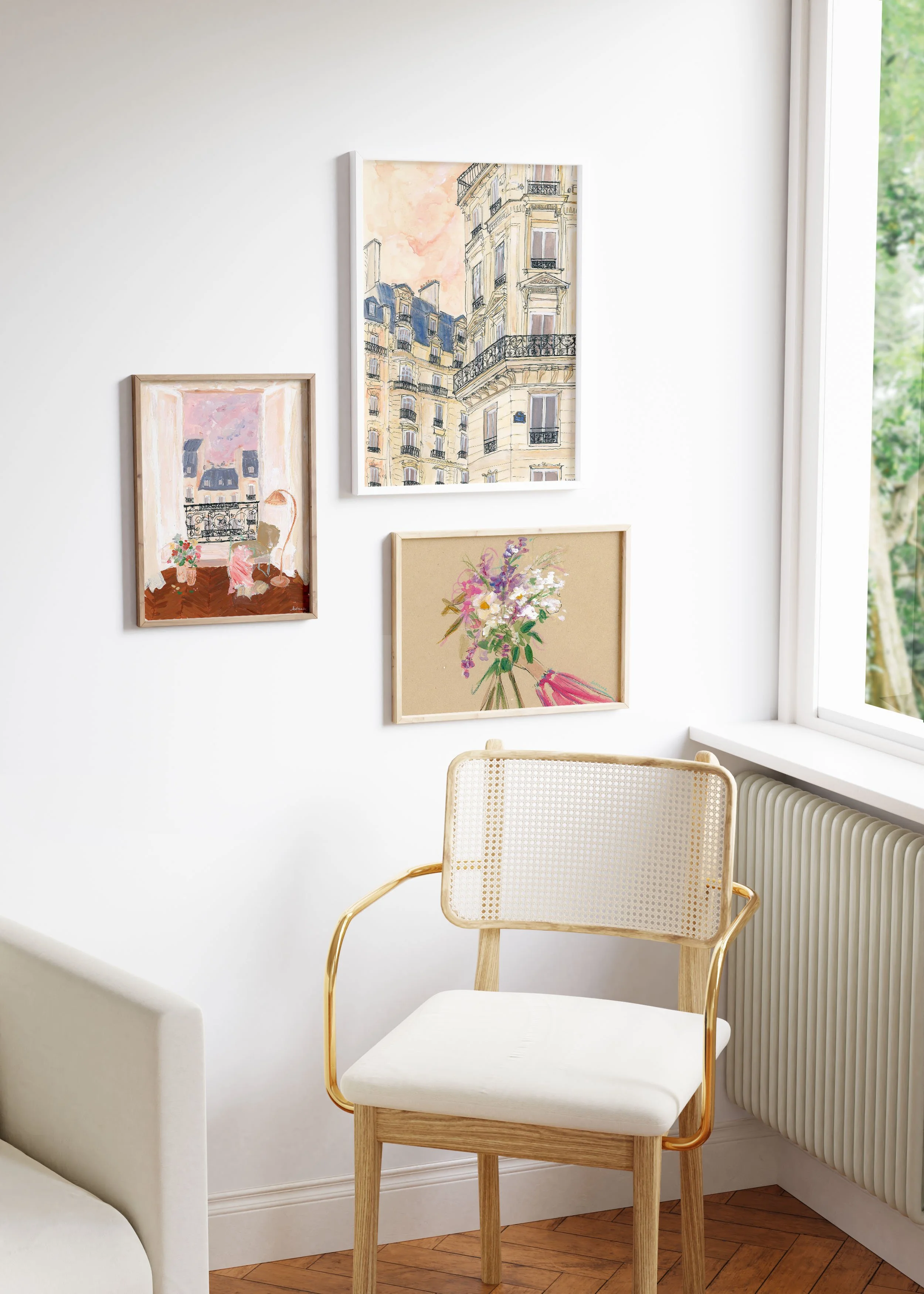 Create your own individual art wall — katmade