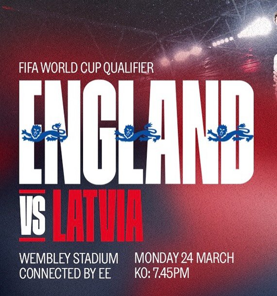 ⚽️GIVEAWAY ⚽️ GIVEAWAY ⚽️GIVEAWAY⚽️
Thanks to the generosity of  England FA we have 3 pairs of tickets to GIVEAWAY for this World Cup qualifying match on Monday 24th March! 
To be in with a chance to win simply visit @dfyacademyfootball like the post