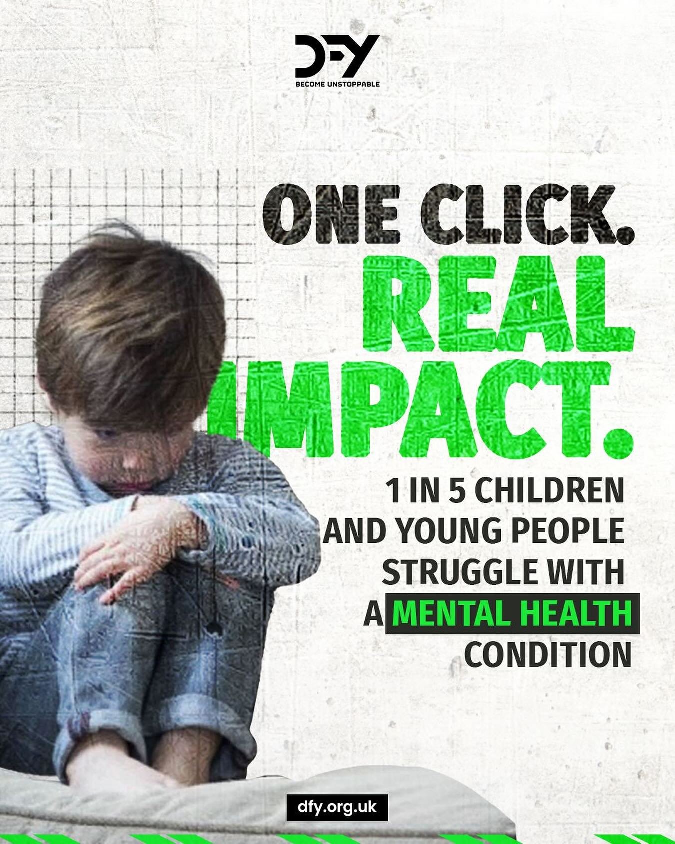 🗳️ Your vote could change a child&rsquo;s life

😔 1 in 5 kids are struggling with their mental health. We&rsquo;re trying to reduce the number.

All we&rsquo;re asking from you is to take 60 seconds today to vote for DFY 🙌

If we win &pound;5,000,