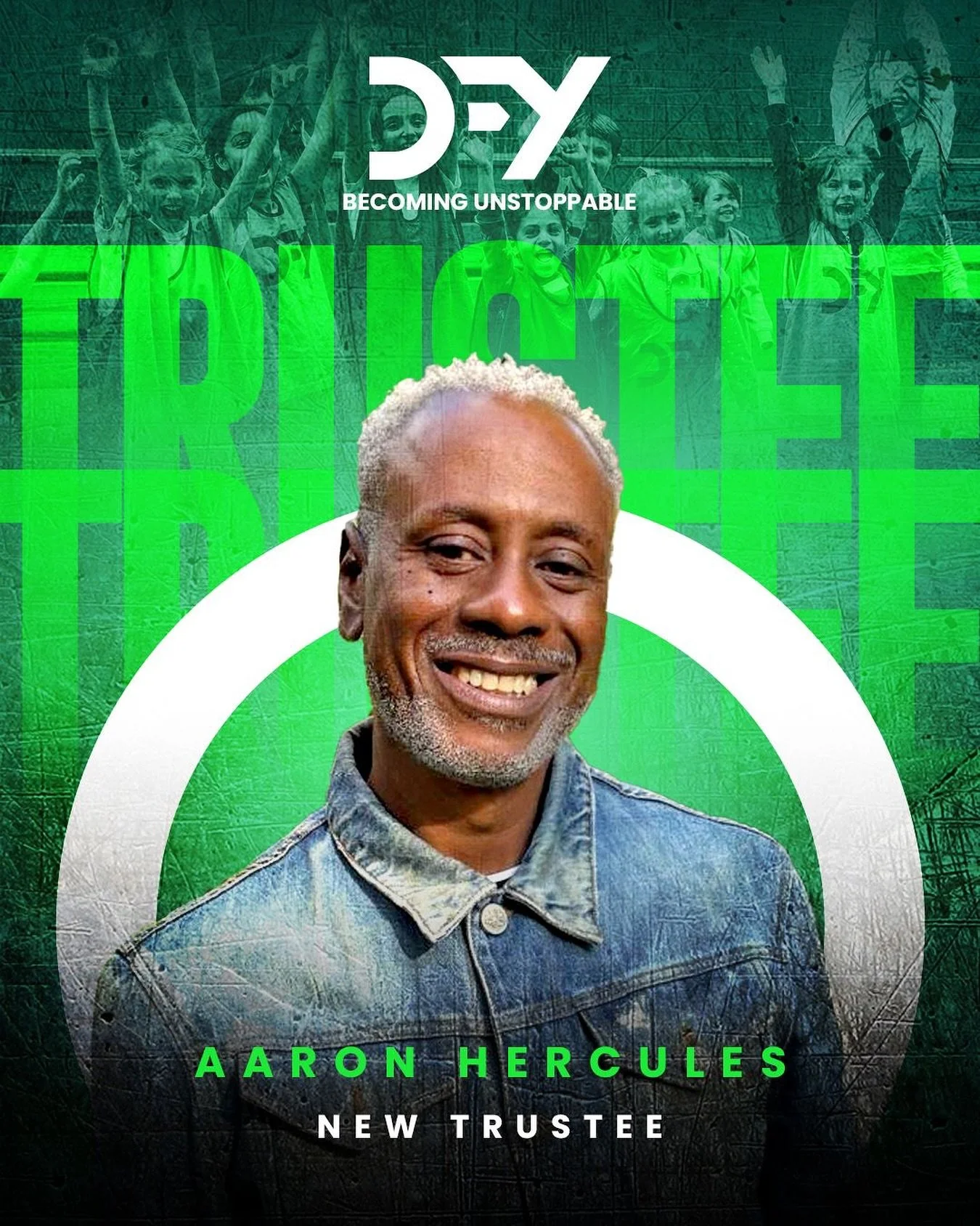 📣 We&rsquo;re excited to welcome @aaronhercules to DFY Sports as our newest trustee.

A creative strategist with a track record of building bridges across sport, music and business, he&rsquo;s joining us at a pivotal moment in our growth.

🎵 Aaron 