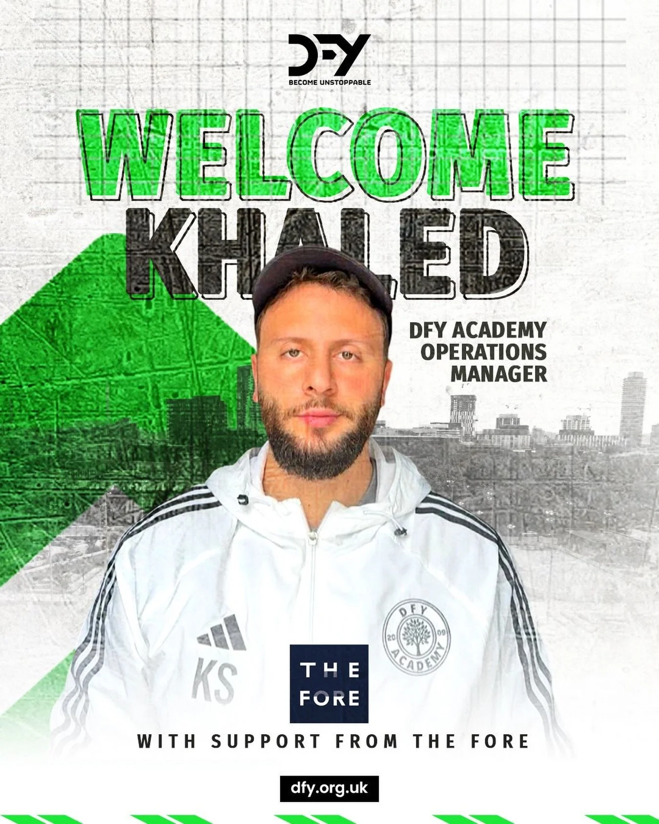 We&rsquo;re excited to officially welcome Khaled as our new @dfysportsacademy Operations Manager ⚽🏀

This role is a big step for DFY. As our Academy continues to grow across football and basketball, we need strong leadership behind the scenes &ndash