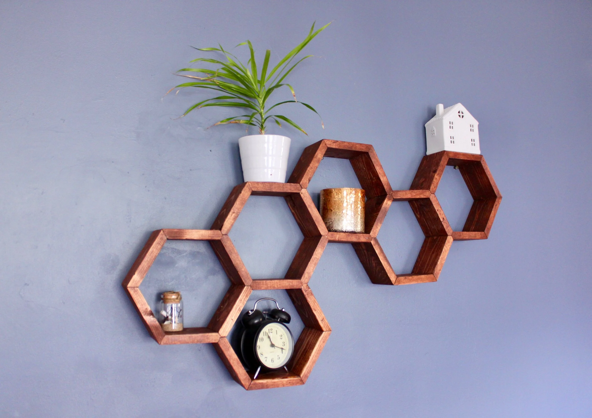 Honeycomb Hexagon Shelf