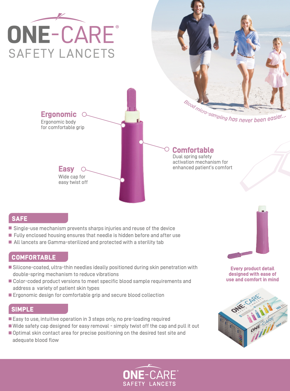 Safety Lancets New Design