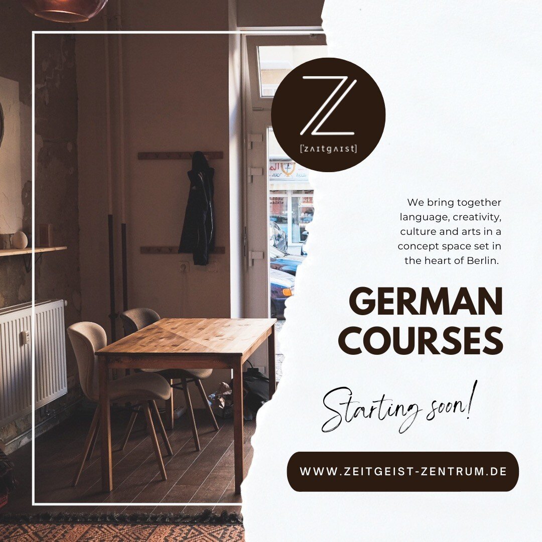 🍁🍁🍁NEW German Language Courses starting very soon! 🍁🍁🍁

Halloween🎃 has come and gone and now we approach the darkest days of the year (which is still pretty scary 👻). What a better way to pass the time, meet new people and reconnect with huma