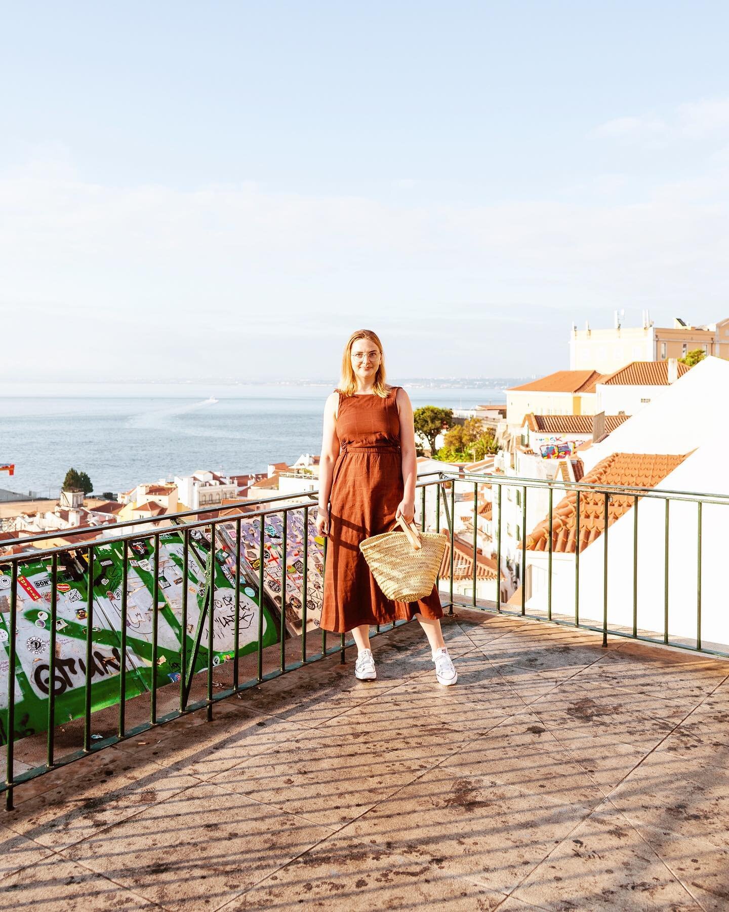You can't beat the early morning sun illuminating the terracotta rooftops of Alfama neighbourhood. 
⠀⠀⠀⠀⠀⠀⠀⠀⠀
Miradouro das Portas do Sol might not the widest vista or overlook any of the city's major landmarks but you can't beat it for charm and vib