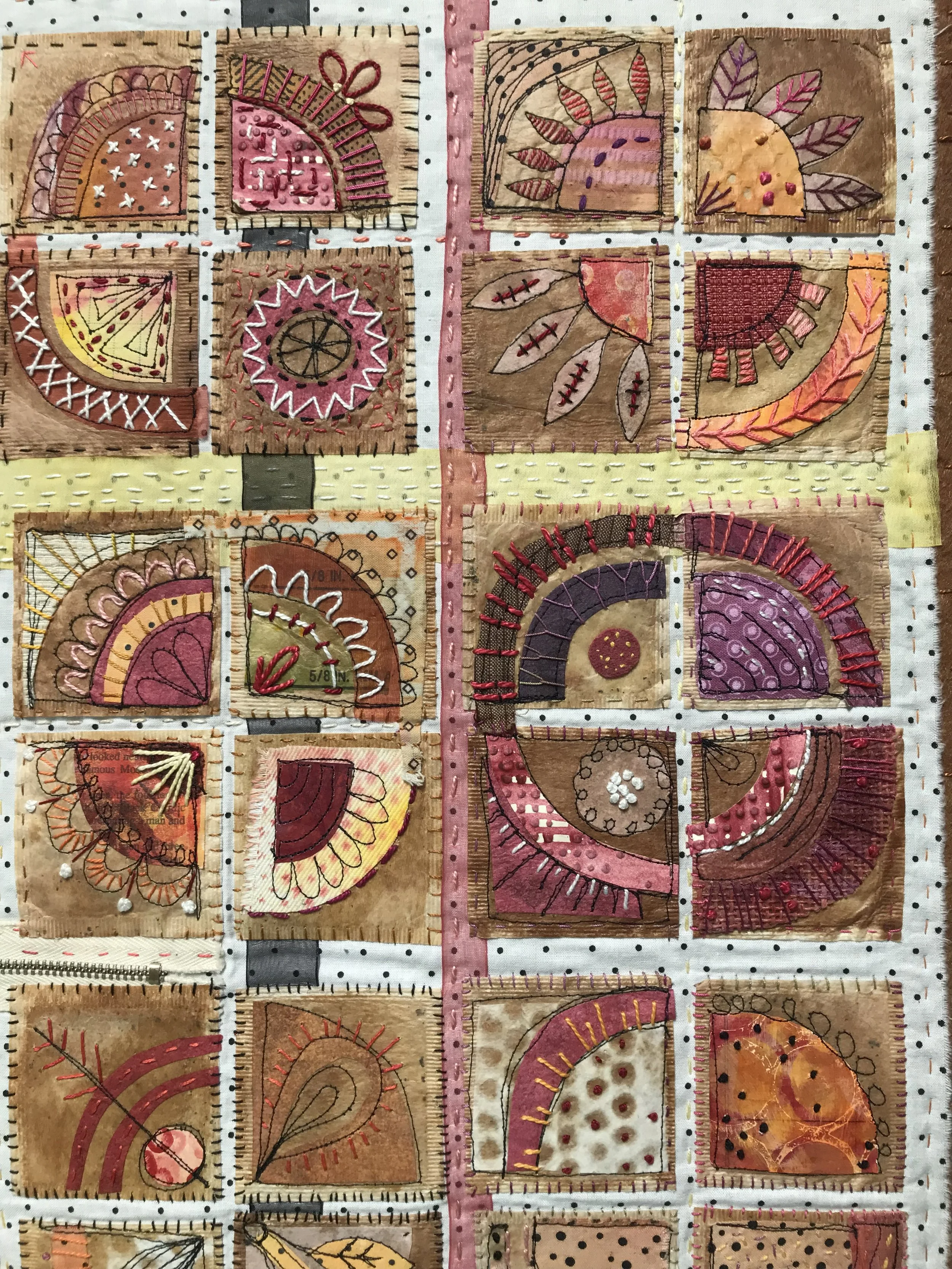 Quilts on the Wall - Tea Bag Revival - Costa Mesa, CA