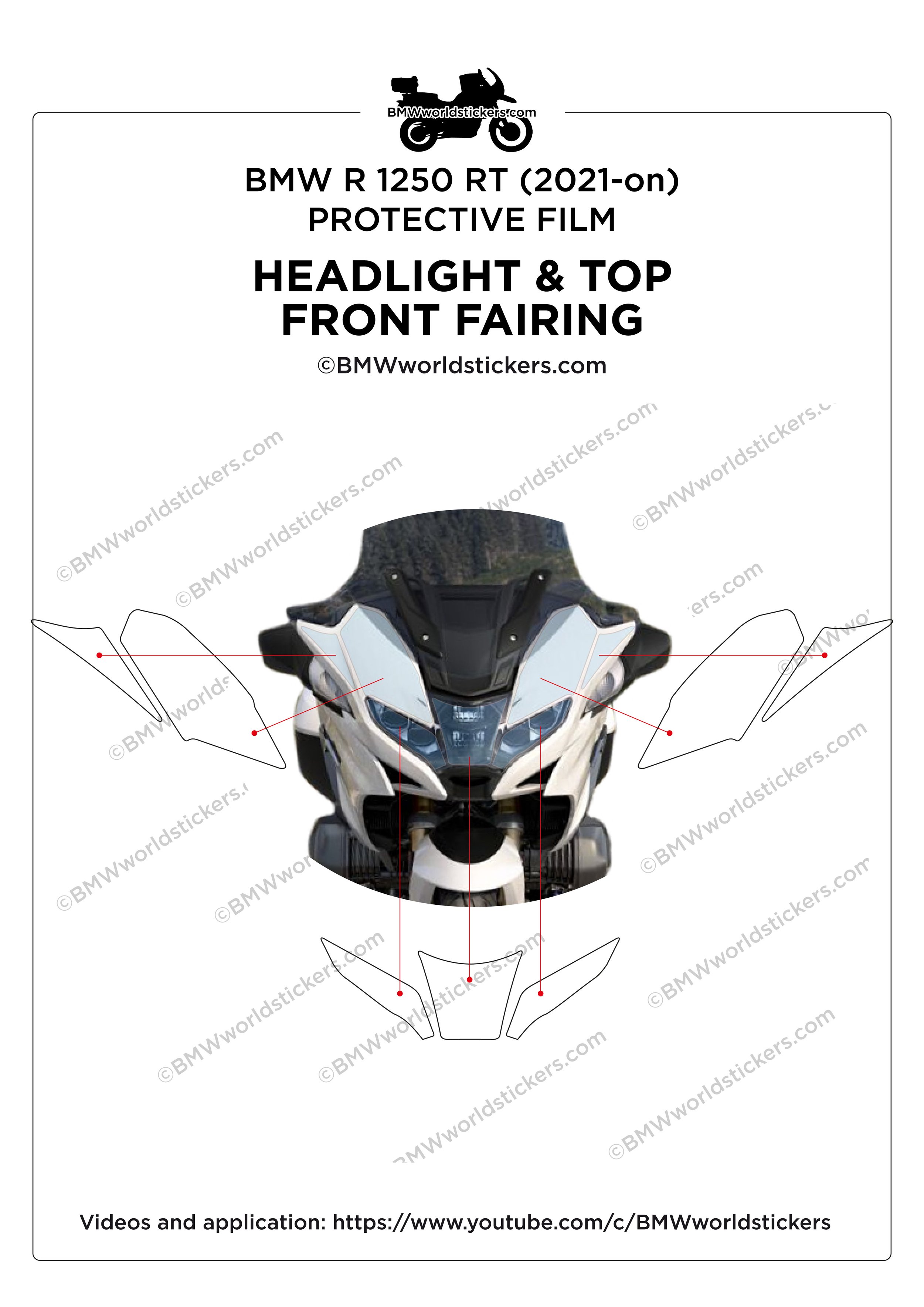 Bmw R1200/1250RT PPF Protective Film