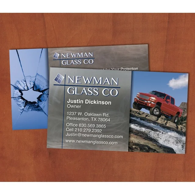 Glass Company Business Card