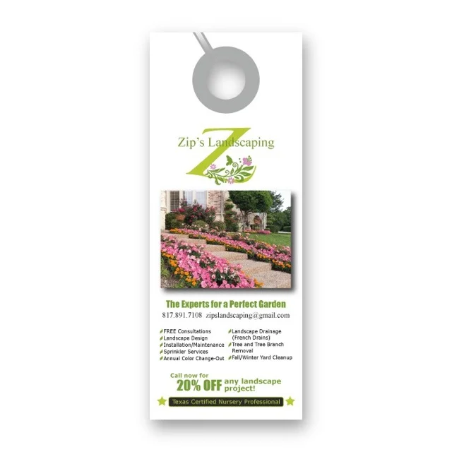 Landscaping Door Hanger