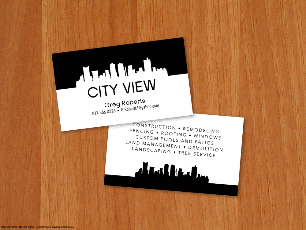 Lawn Mowing Business Card