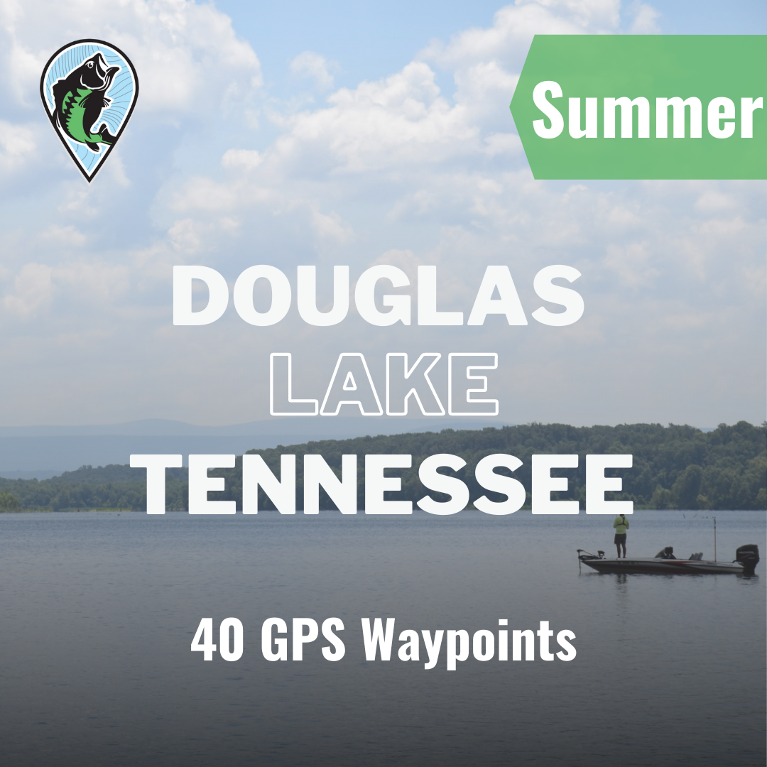 Douglas Lake Fishing Map Douglas Lake Fishing Map