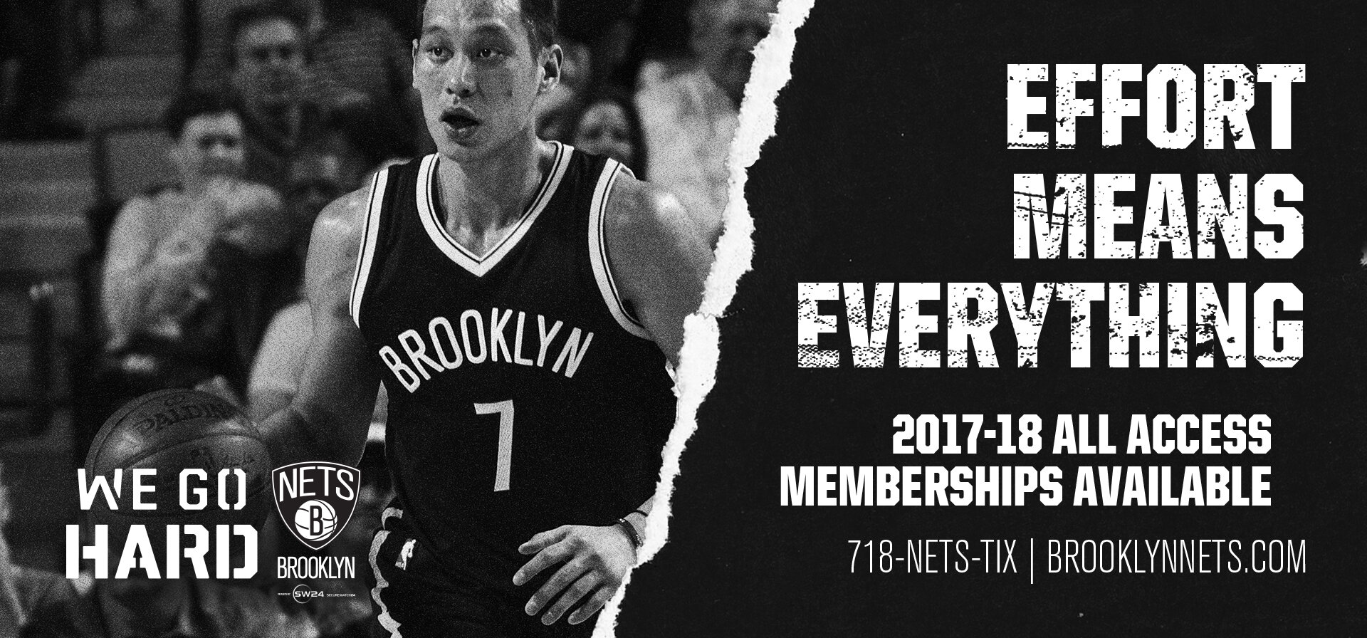 Brooklyn Nets WE GO HARD — Louis de Villiers