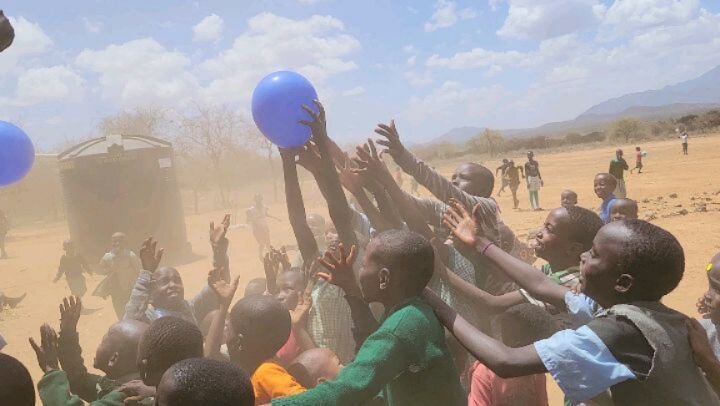 Excessive Joy! Children at Oloolarroi school 
The balloons used for SDF's Bible program on Hero's of Faith were put to good use. It is amazing and warms your heart when you see so much joy in the faces of Children who have never played with 🎈 or tas