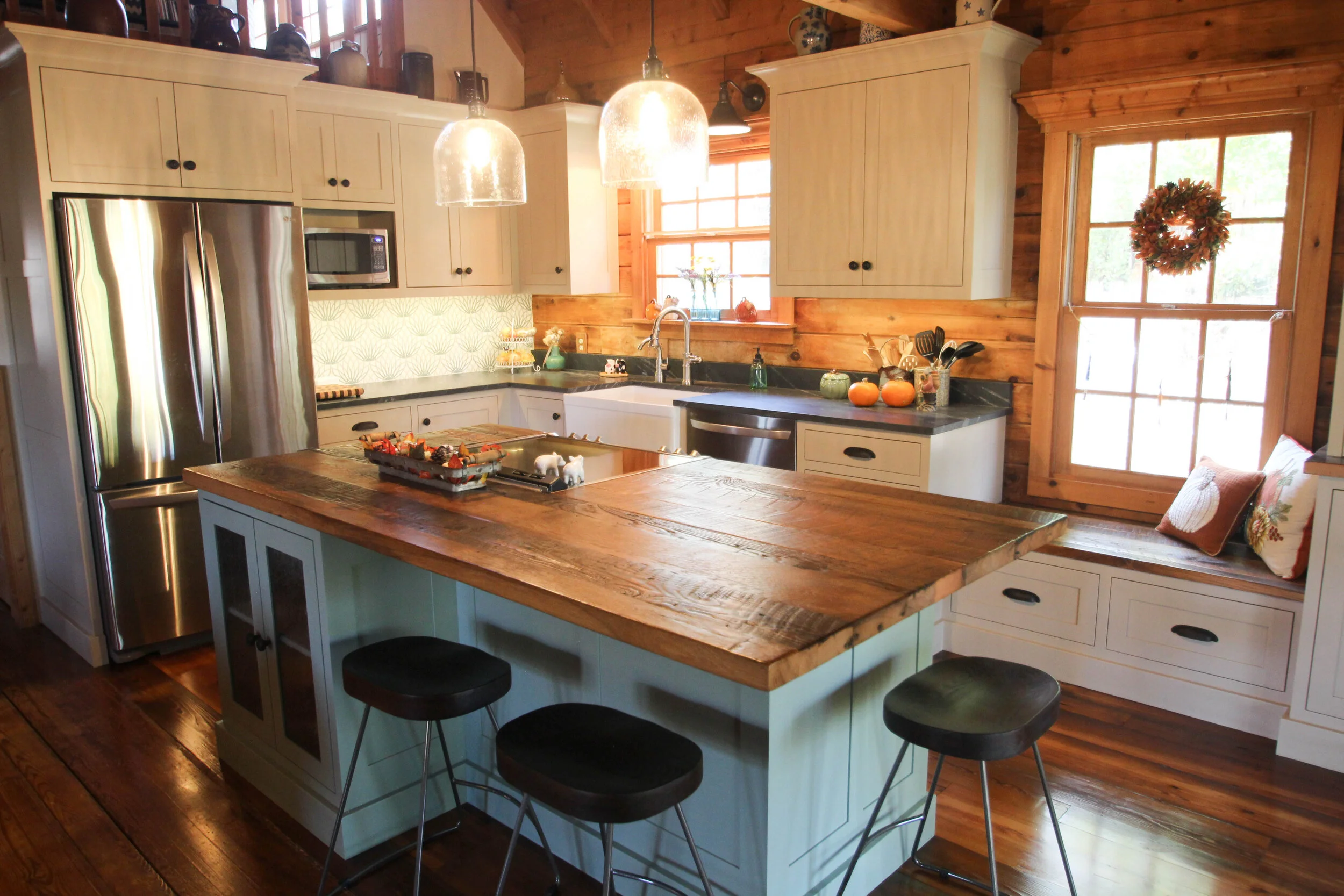 Log Home Kitchen Remodel