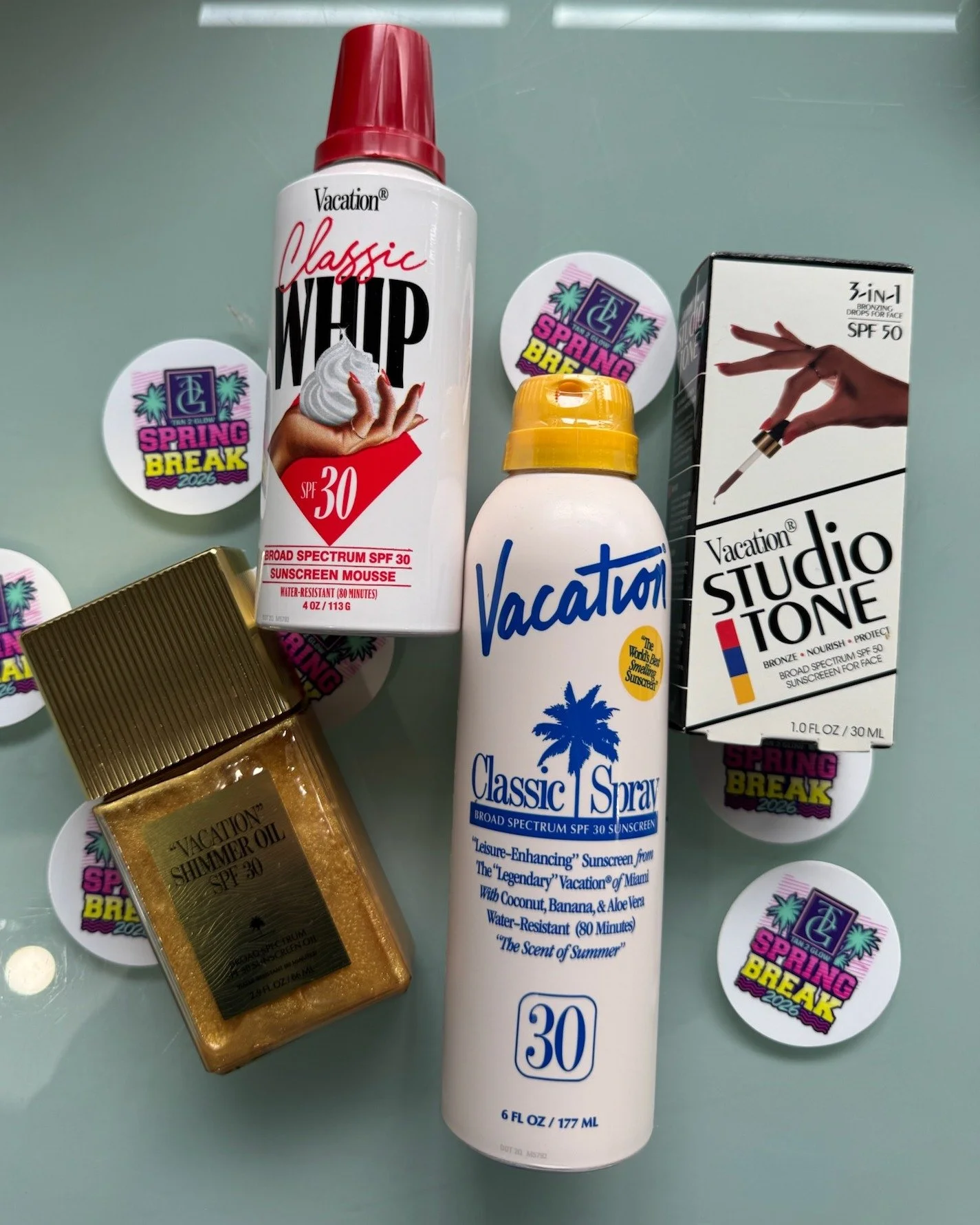 PSA: Spring break without good SPF is how you come home looking like a lobster instead of bronzed! 🦞

We stock Vacation&reg; Sunscreen because it's the only SPF that doesn't feel like a chore to apply:

CLASSIC WHIP SPF 30
🌞 This mousse literally l