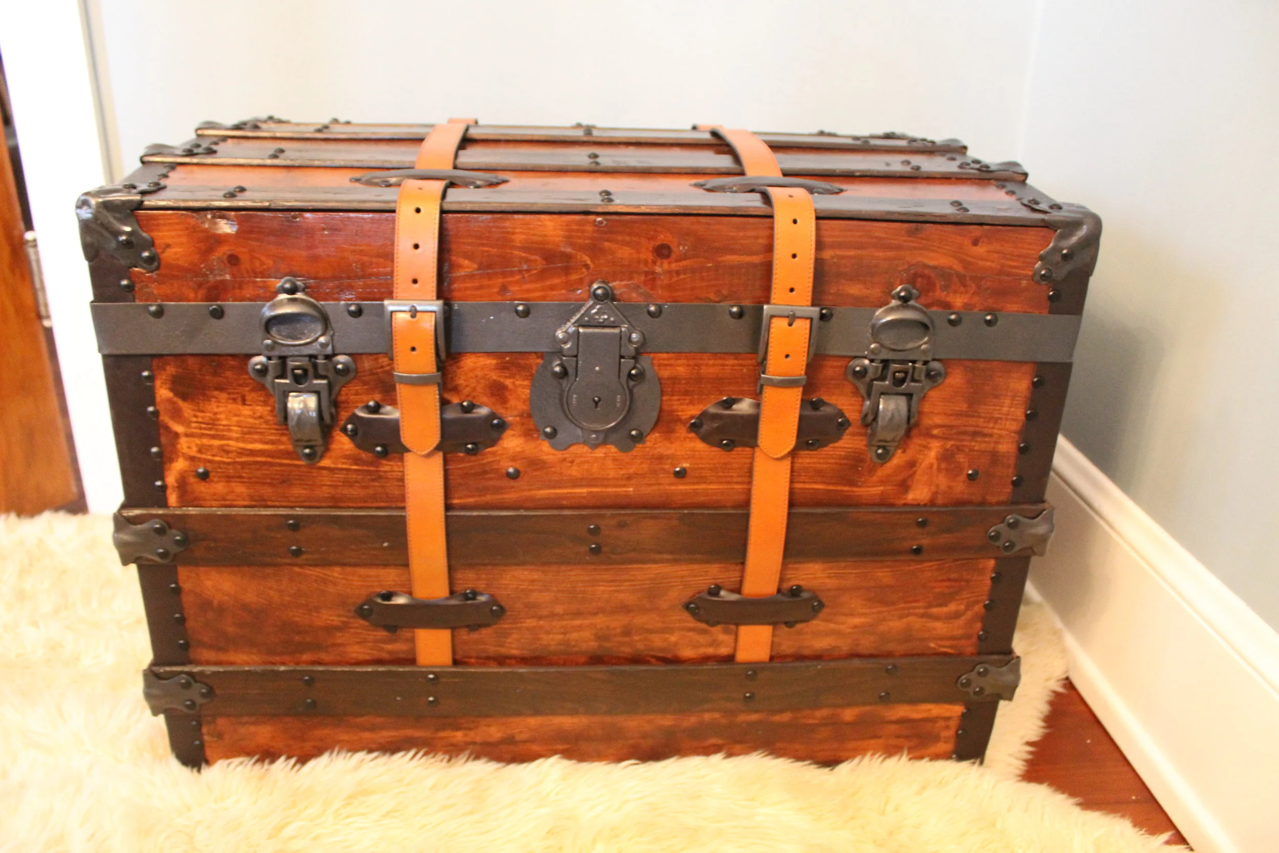 Antique Steamer Trunk