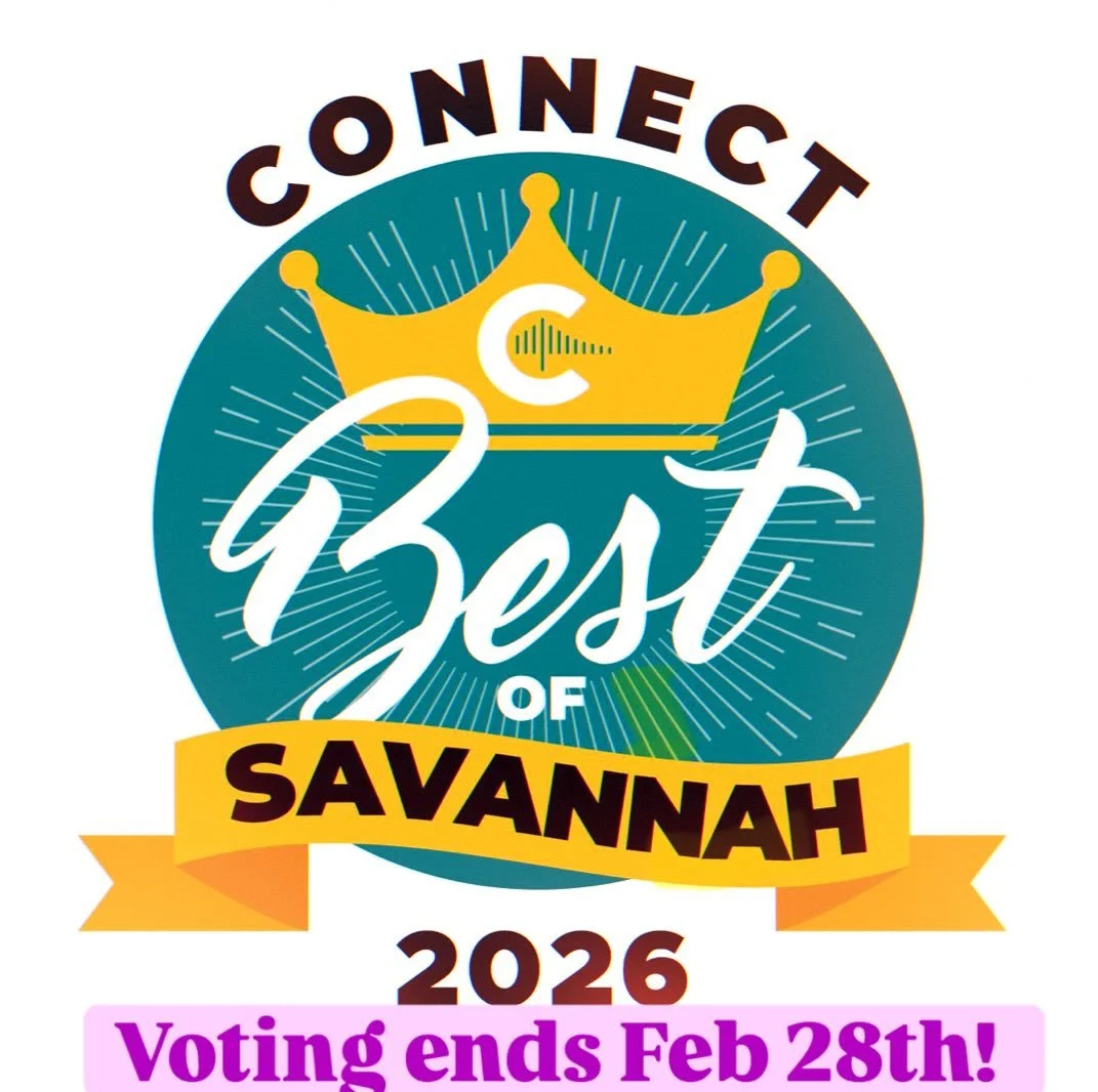 Voting will only take you 2 minutes. Thank you for your support and following me on this creative and joyful journey. Voting ends Feb. 28th.
If you would like to vote, go to ConnectSavannah.com, click on the three tabs in the top right corner, select