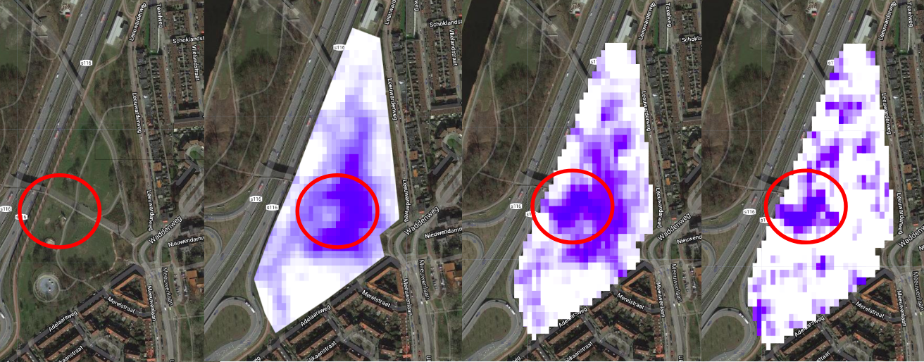Synthetic Aperture Radar analysis of Amsterdam’s Noorderpark during a flooding event.