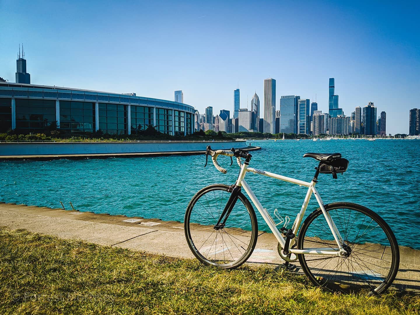 From Lincoln Park to the Adler Planatarium and back. The Flat Lands are a Fixie Playground.