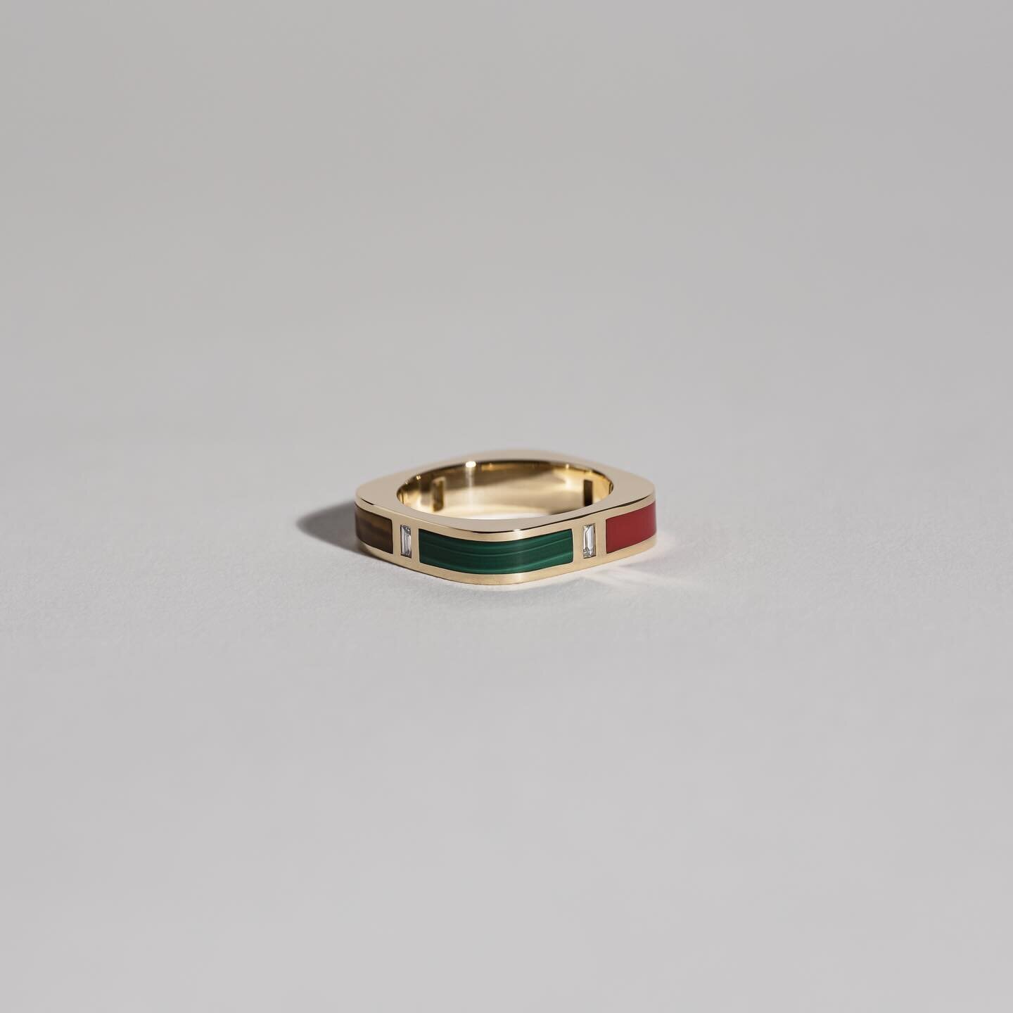 Introducing the Kvadrat Collection: Edition 02 &mdash; a continued exploration of our signature silhouette in new forms. This mega Kvadrat ring is 1 of 6 new pieces unveiled and available to shop on our website. ❤️&zwj;🔥