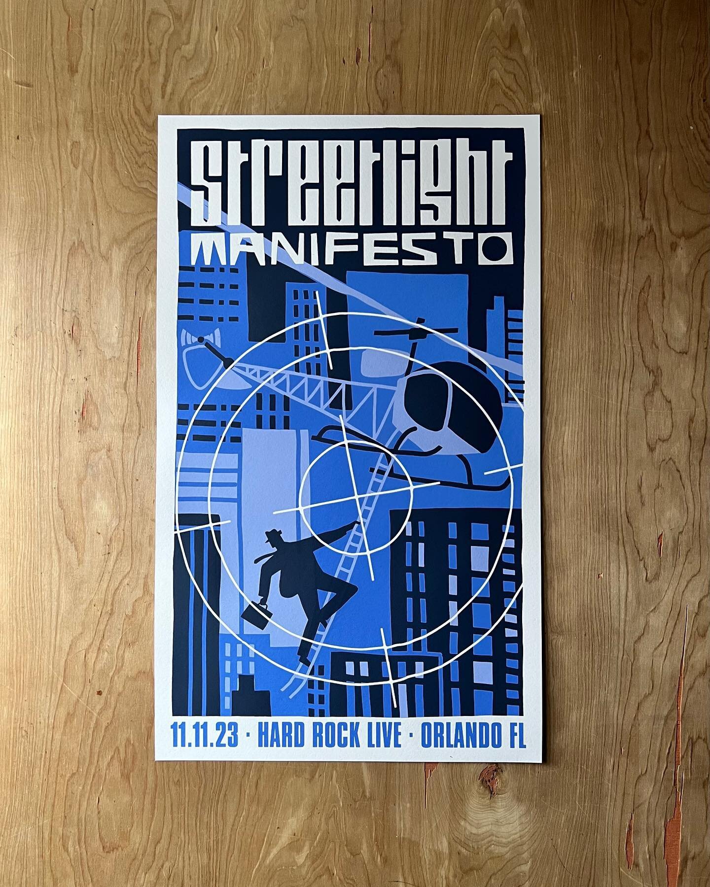Whoa whoa whaddya know? Another poster posted post-production. Screen printed for the one and only @smanifesto who truly rock hard live. And the coolest artwork with the coolest of tones by @andre_ducci. 
.
Paper: @frenchpaperco 
Ink: @speedball_art