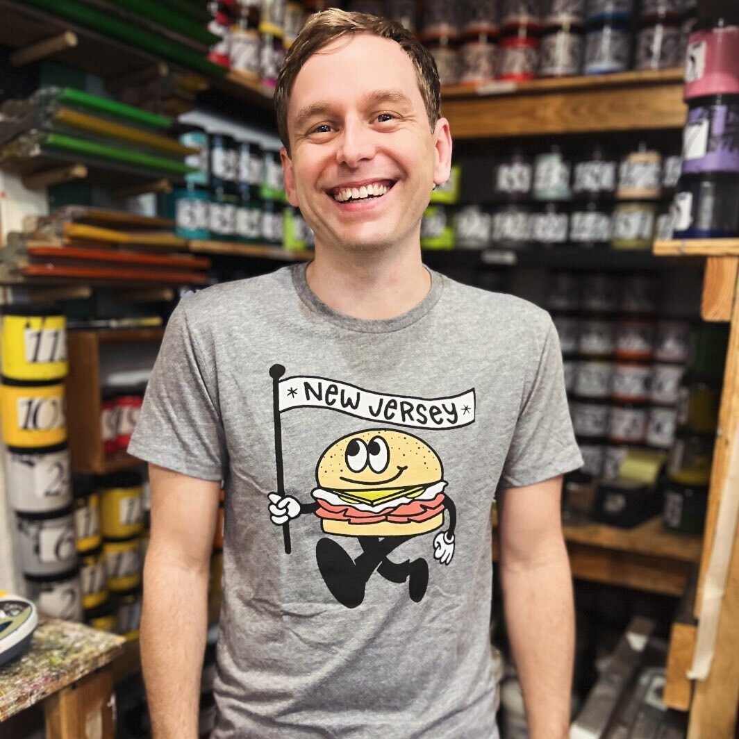 If the marching pork roll were wearing a shirt with a marching Justin, this would not be nearly as great. Yes or no or the others? (This fun number is by our friend, @yardsalepress in a @nextlevel.apparel bunny soft triblend. Get it from his shop!) M