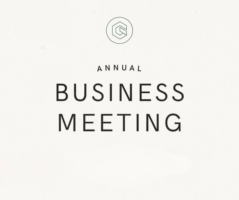 Annual Business Meeting