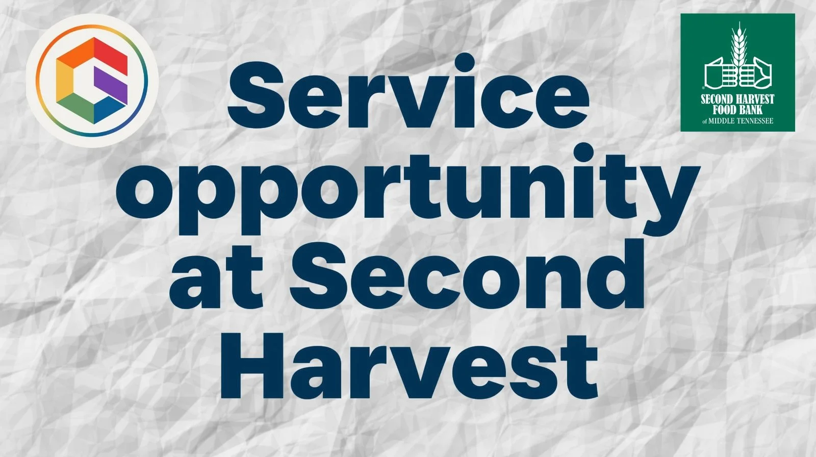 Volunteering with Second Harvest