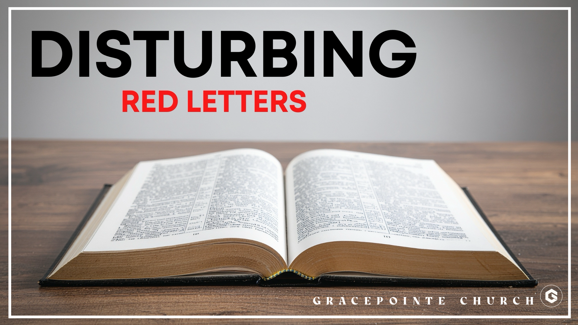Disturbing Red Letters: No One Comes to the Father Except Through Me