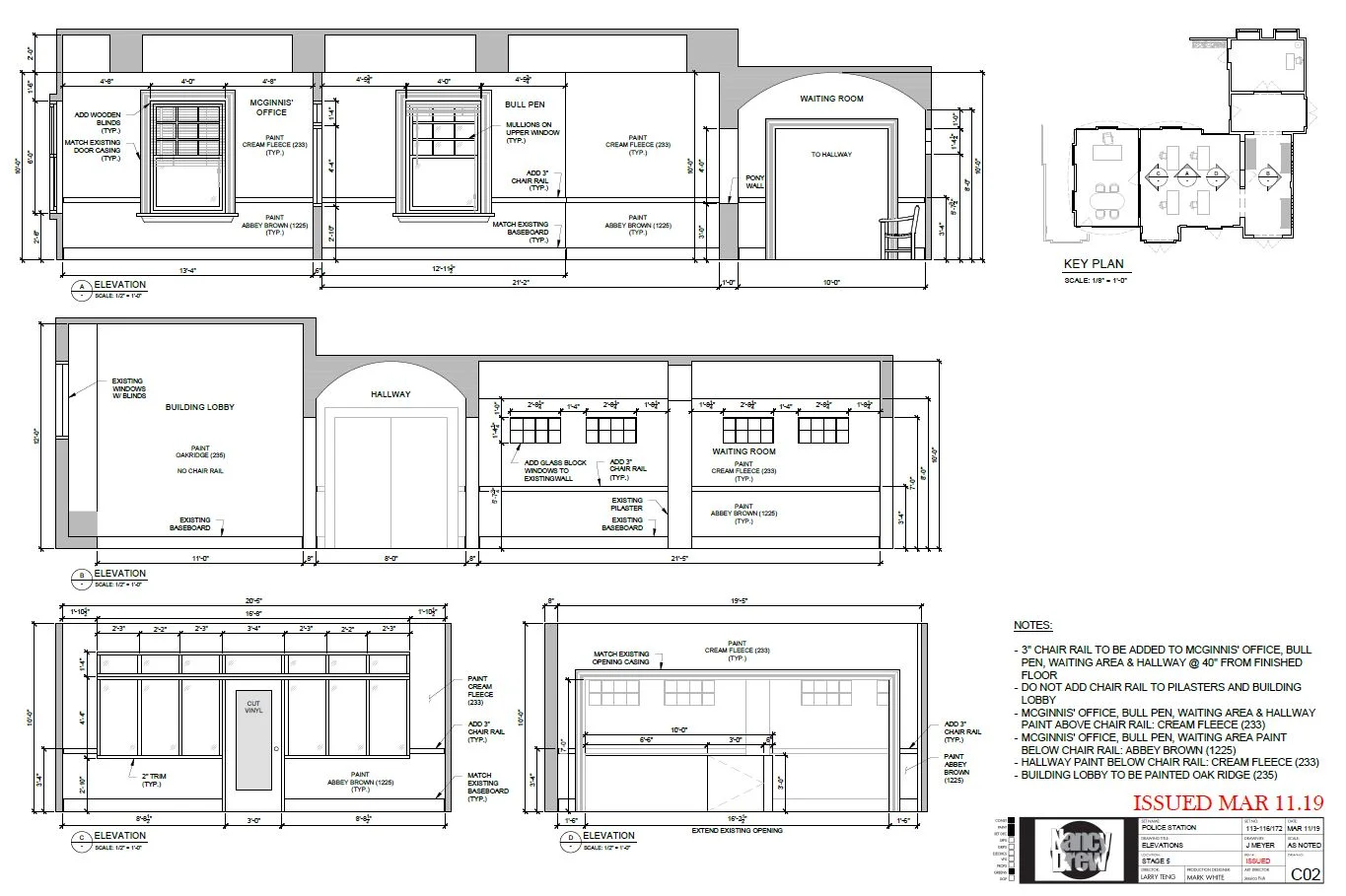 Police Station - Elevations