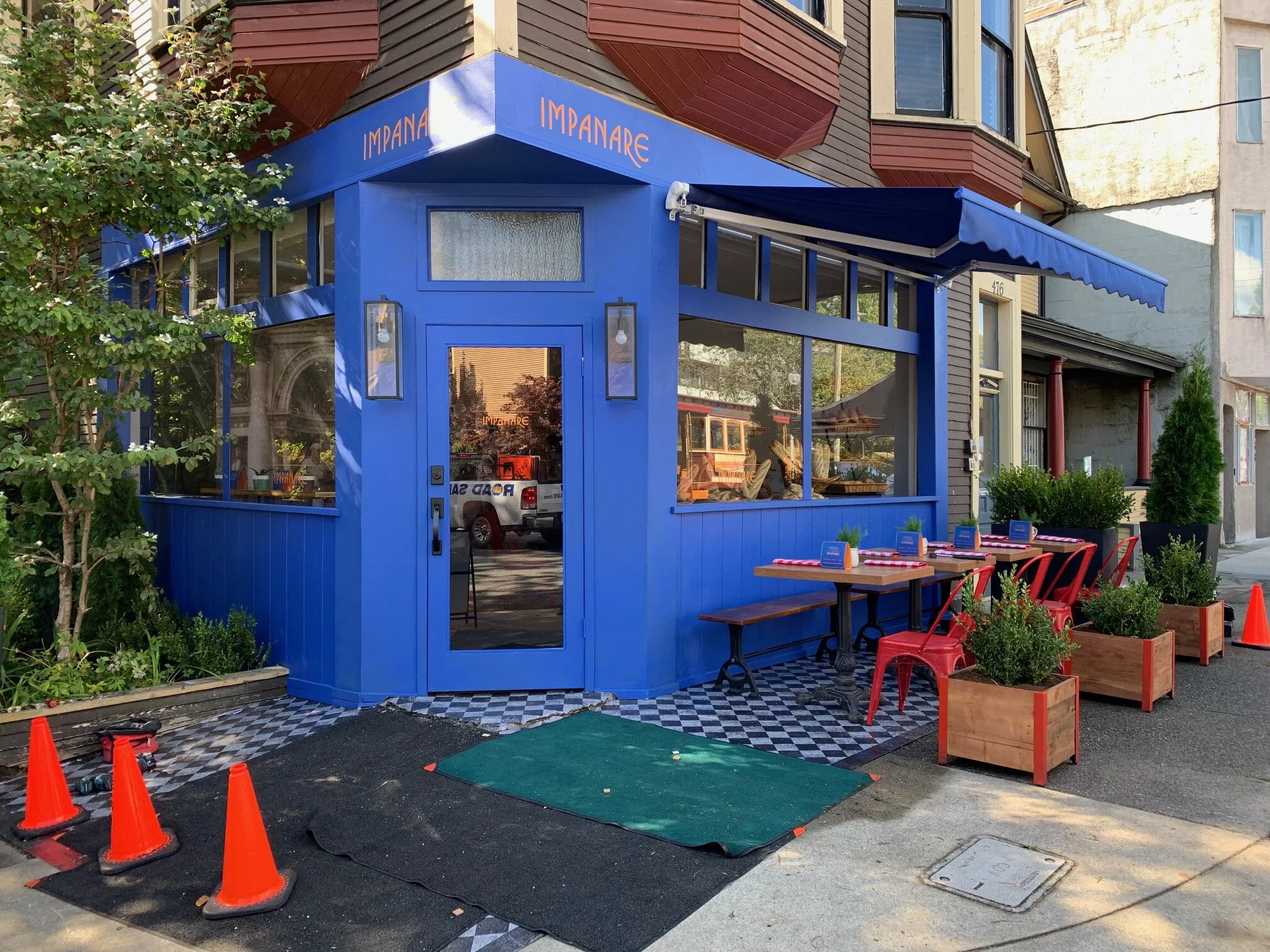 EXT SCOTT'S APARTMENT - AFTER