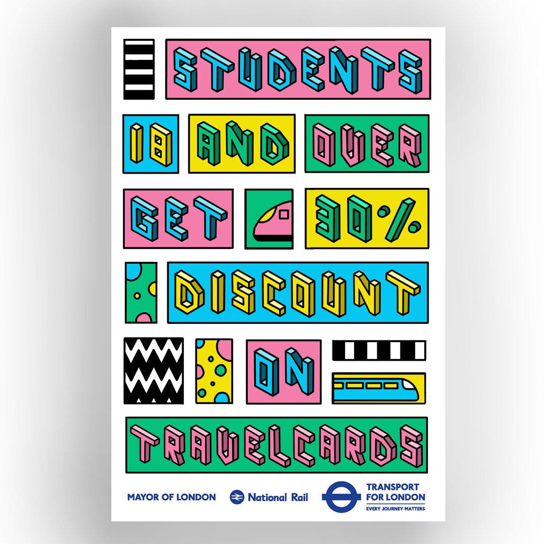 Mock Up Travelcard Poster