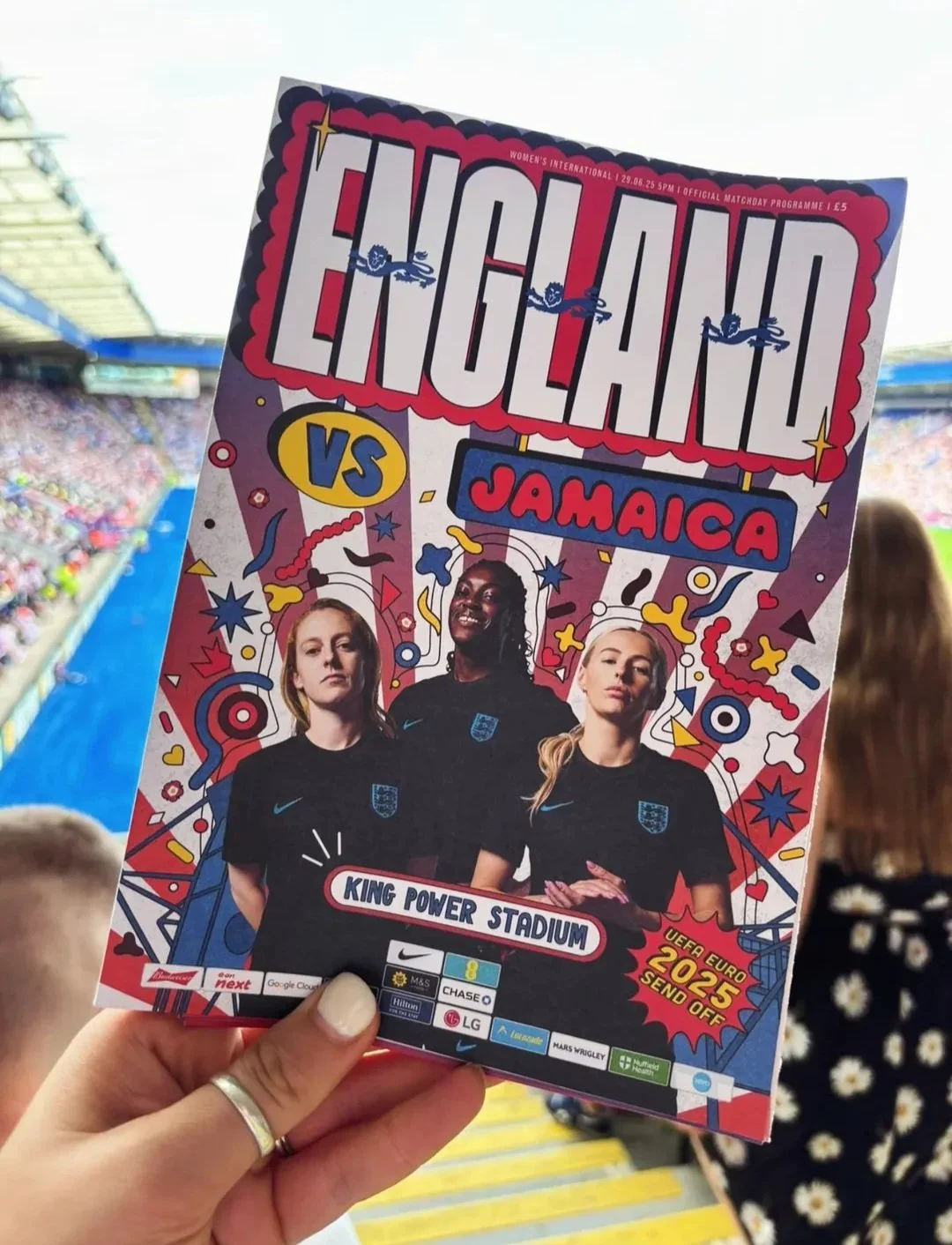 The FA - Lionesses Programme Cover