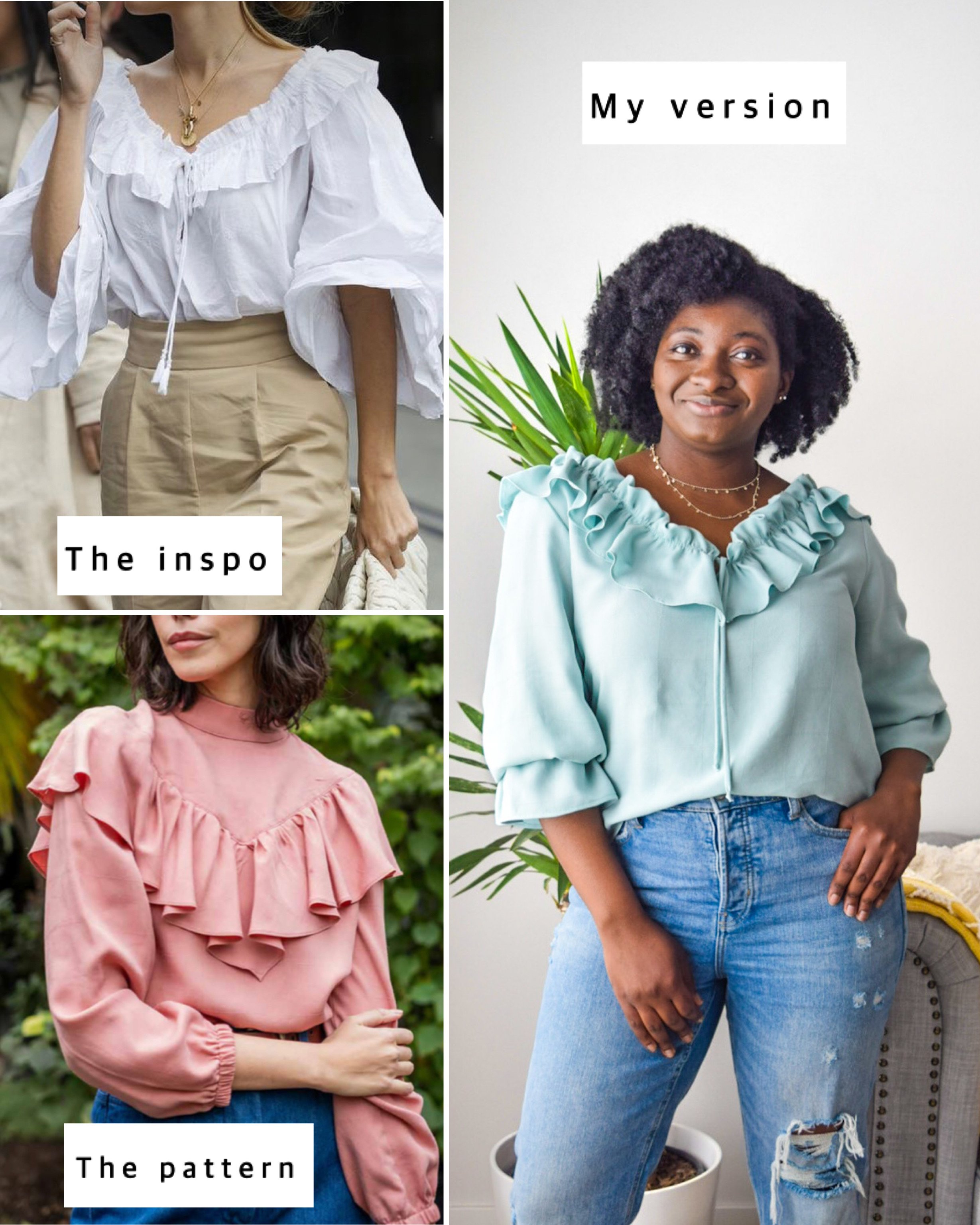 Ruffle top outfit outlet