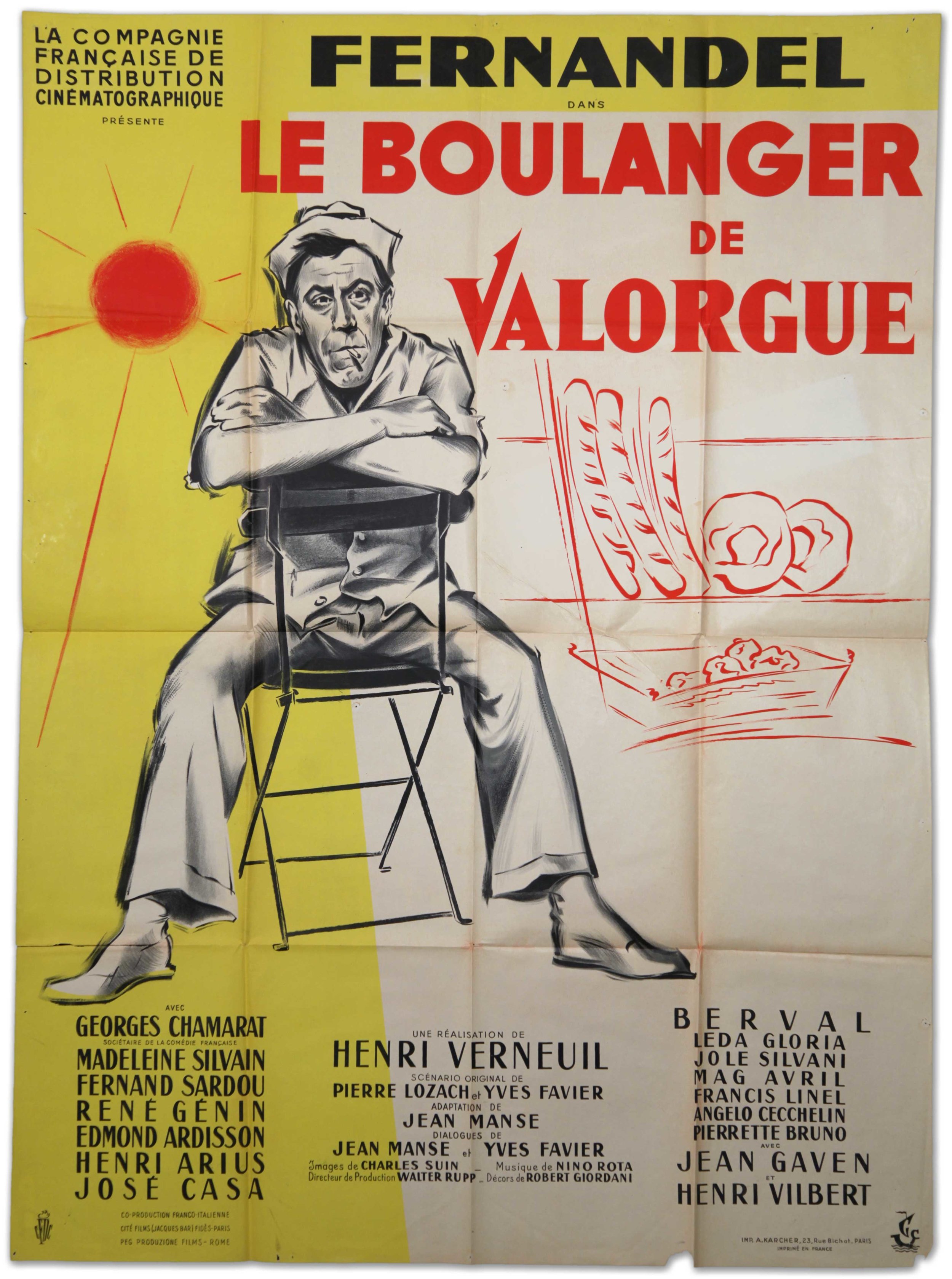 Fernadel in Le Boulanger De Valorue (1953)
