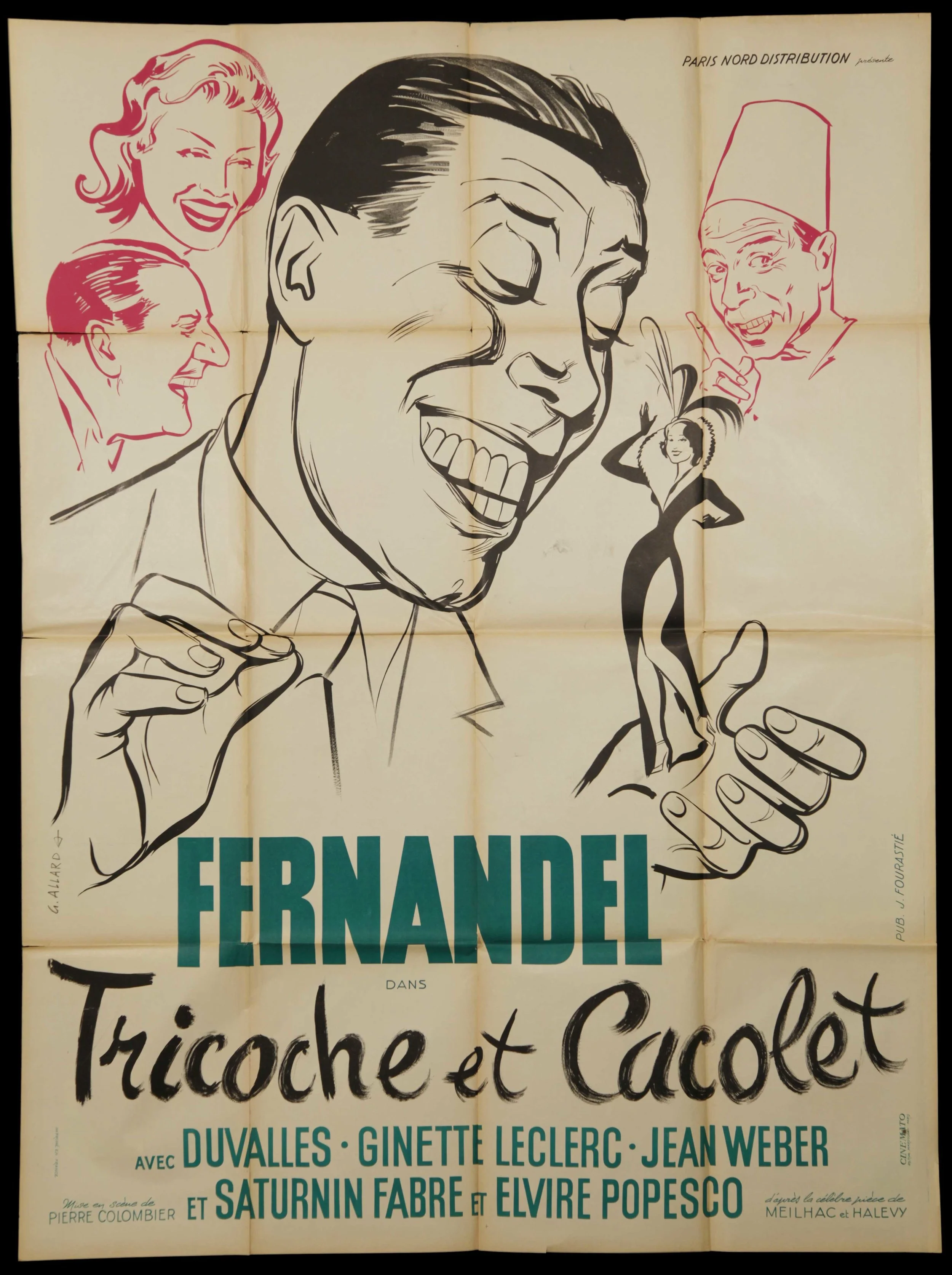 Fernadel in "Tricoch Et Cacolet" (1938)