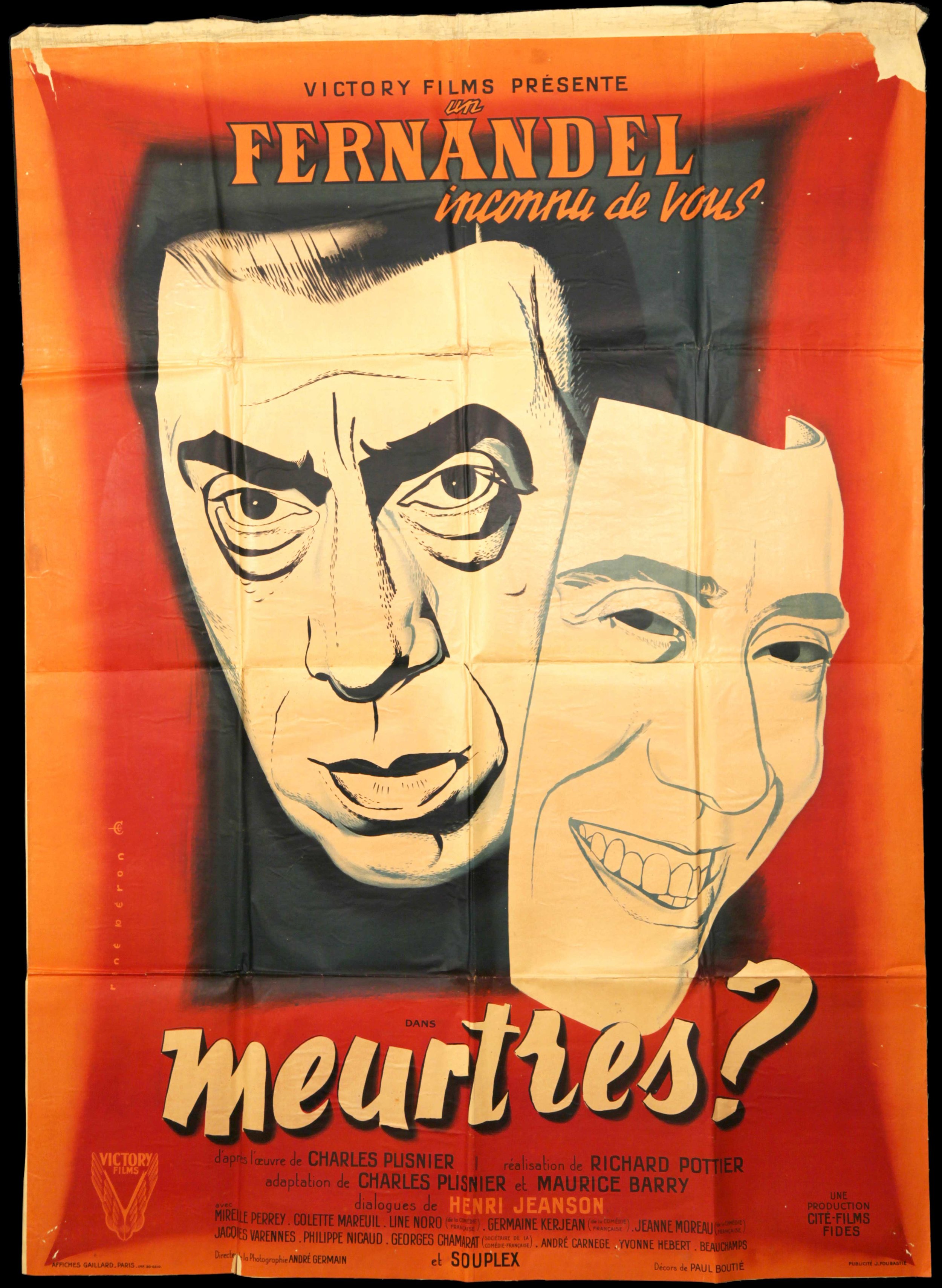 Fernadel in "Meurtres" (1950)