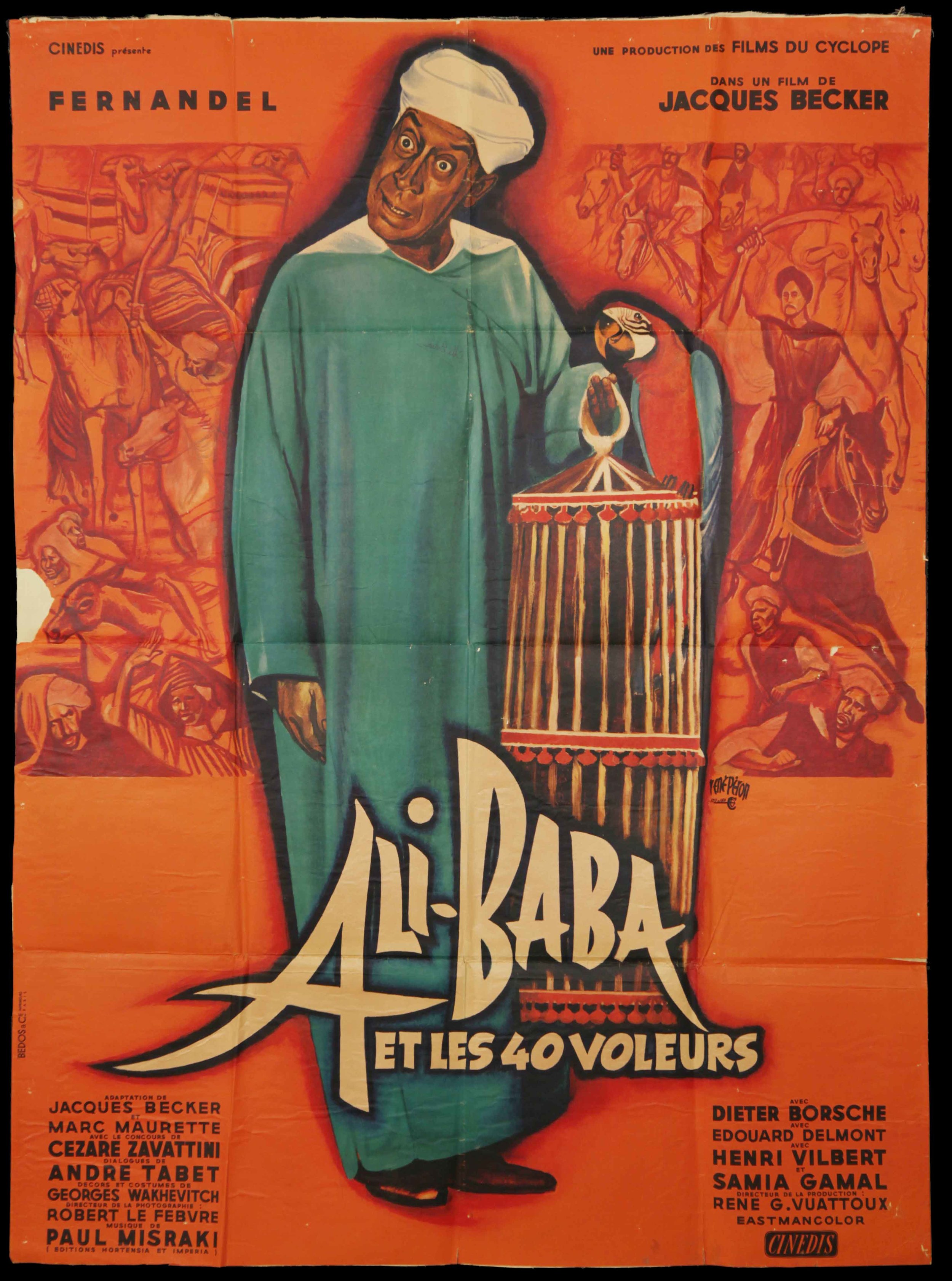 Fernadel in "Ali Baba Et les Voileurs" (1954)