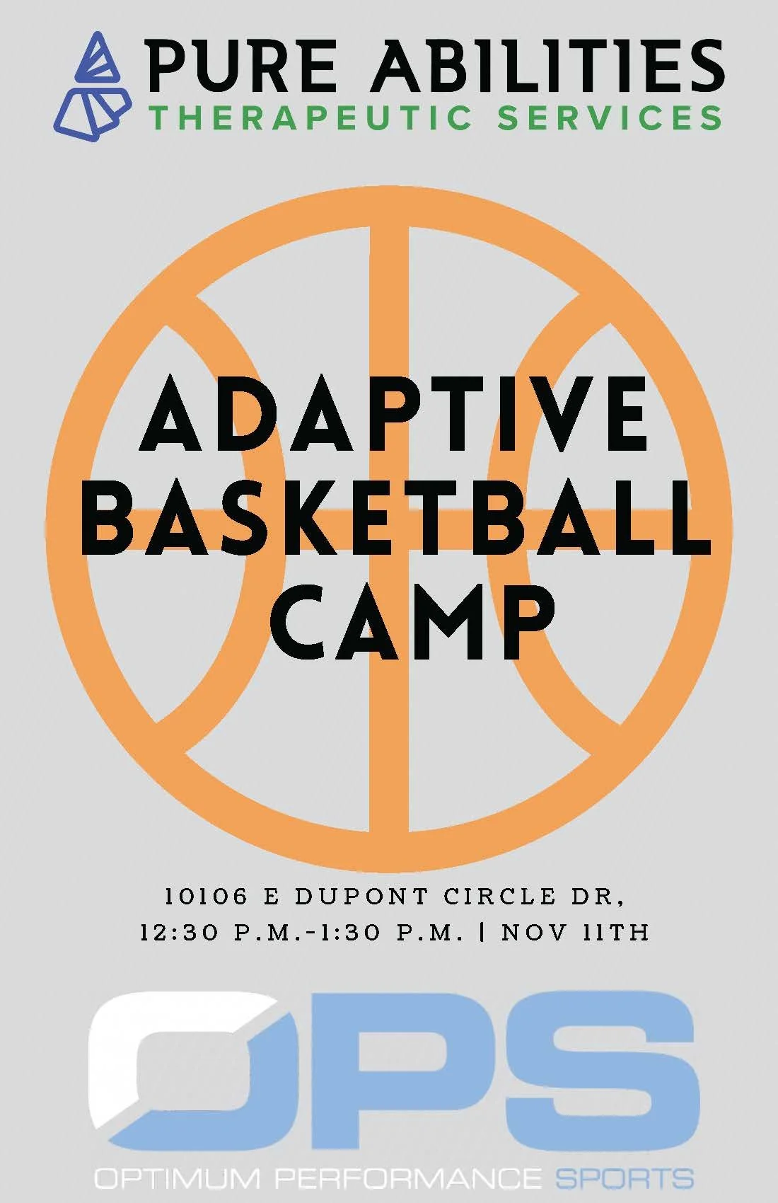 PA x OPS Adaptive Basketball Clinic