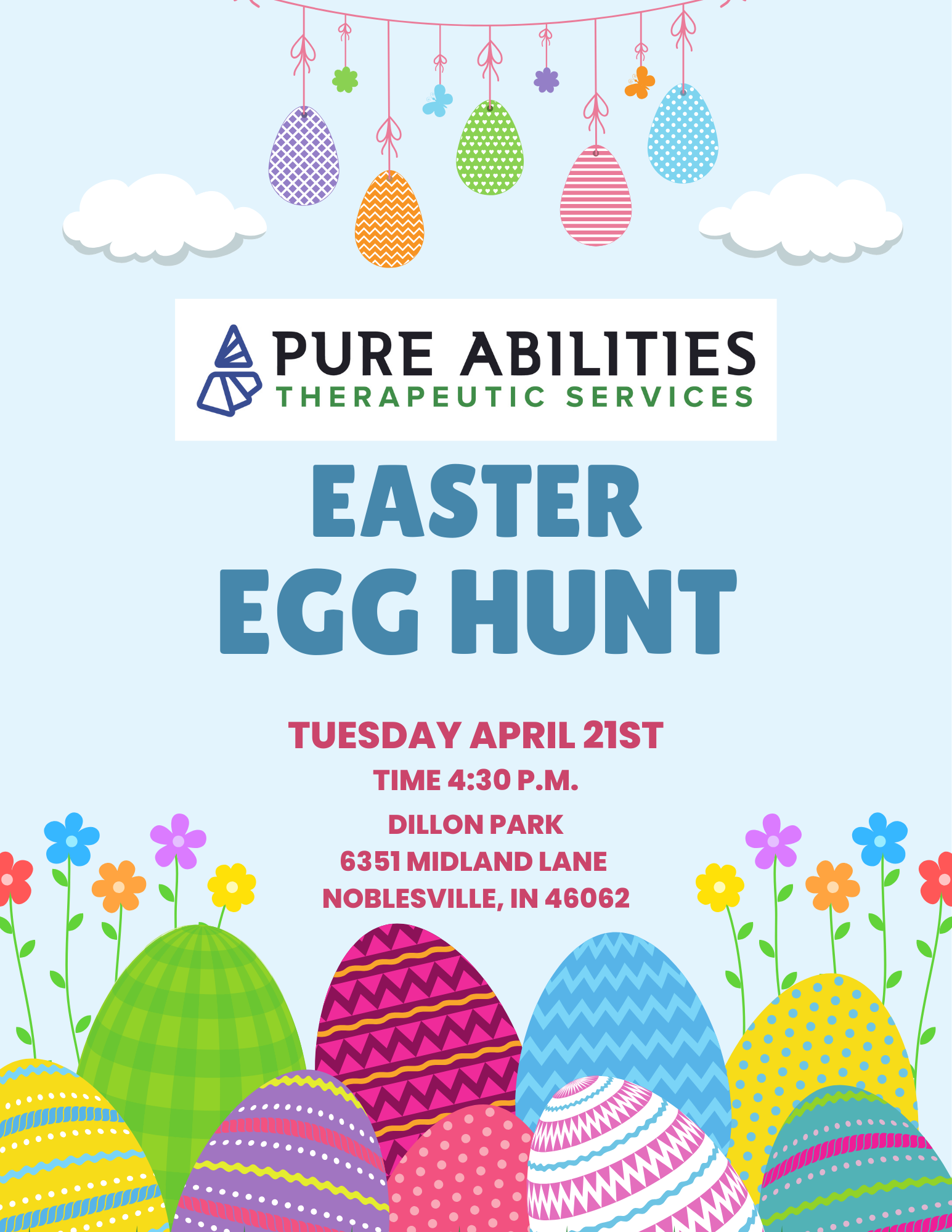Pure Abilities Easter Egg Hunt Indy