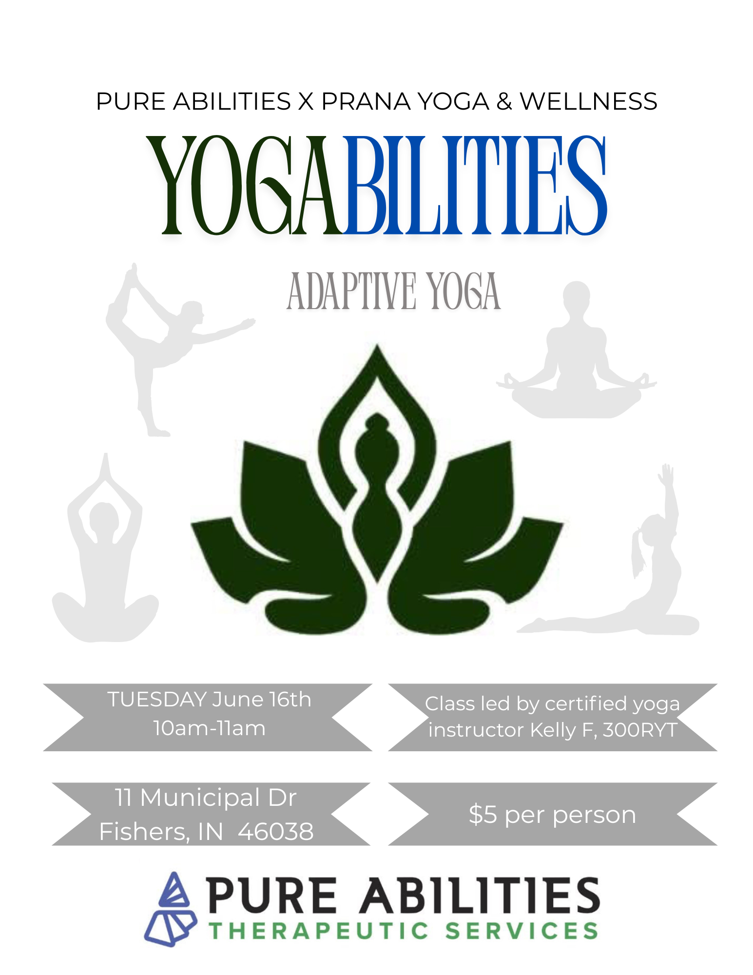 PA x Prana Fishers - Adaptive Yoga Class
