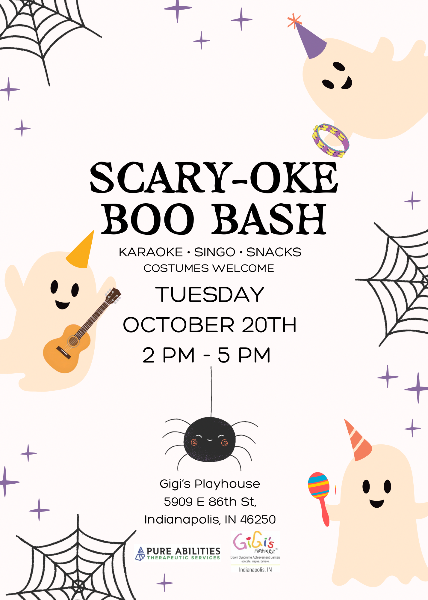Pure Abilities x GiGi's Playhouse Indy Scary-oke Boo Bash 