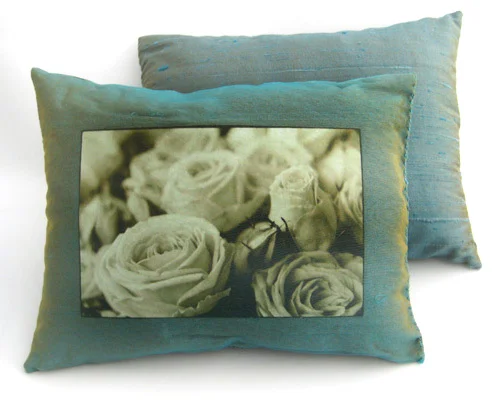 Mermaid Blue Roses Dream Pillow