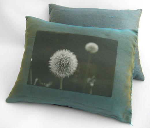 Mermaid Blue Dandelion Dream Pillow